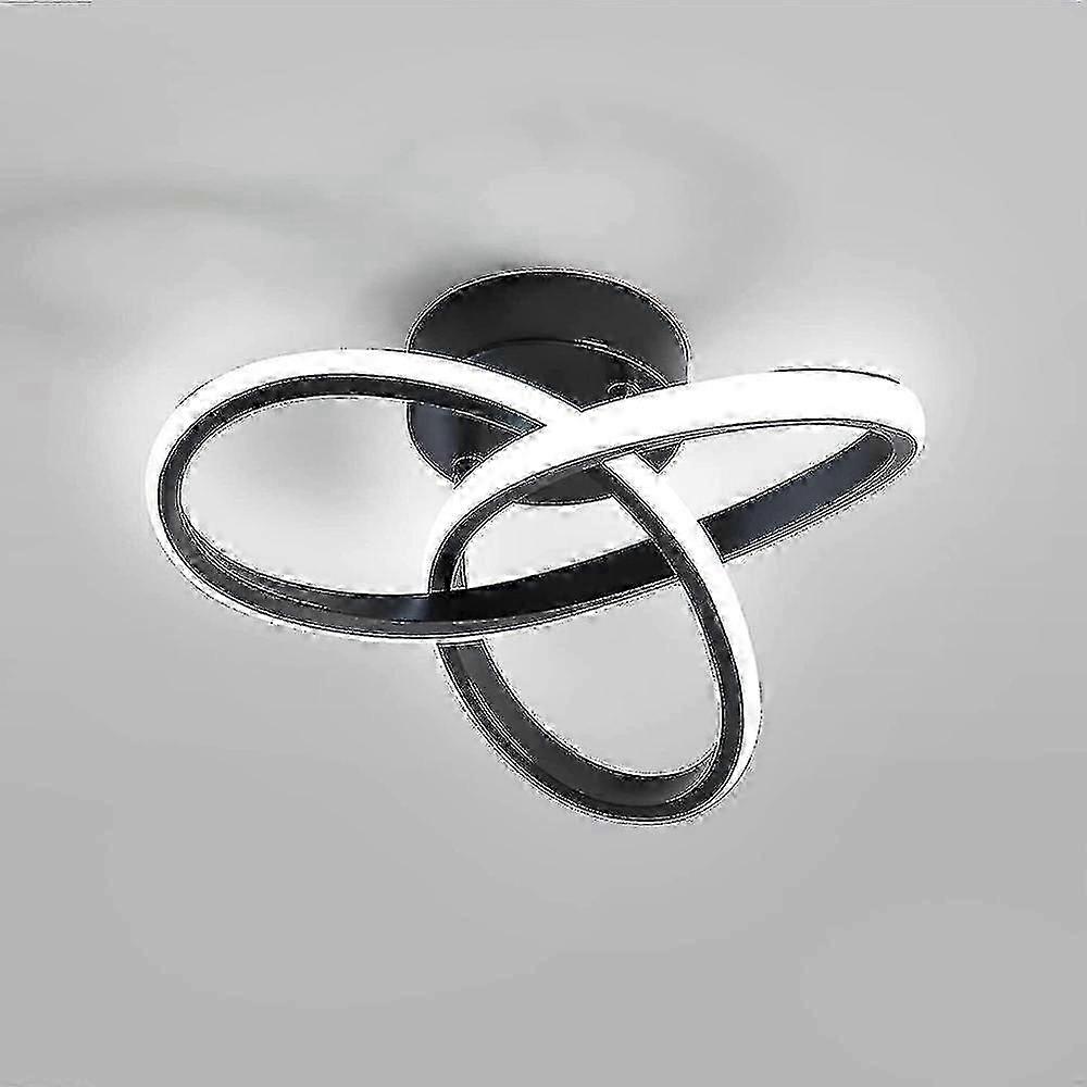 Ceiling Light With Three Color Switch Control, Elegant Generous Trifolium Led Lamp Decor Living Room