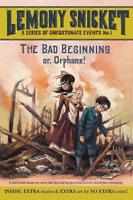 The Bad Beginning by Lemony Snicket Paperback Book