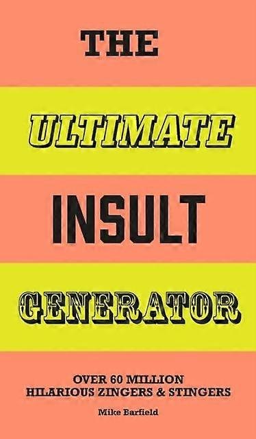 The Ultimate Insult Generator by Mike Barfield Spiral bound Book