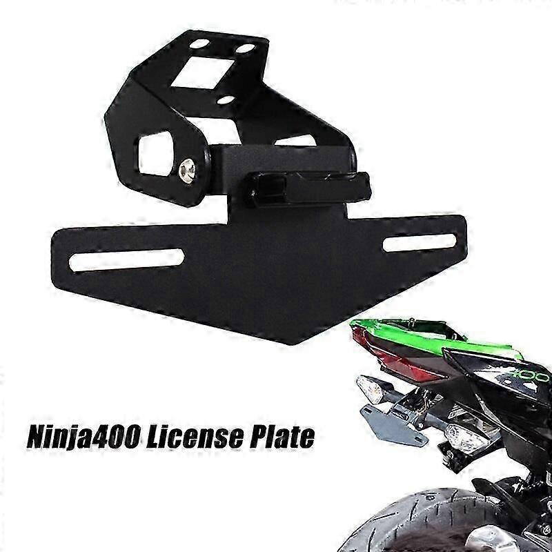 License Plate Holder Bracket Frame Tail Tidy Eliminator For Kawasaki Ninja 400/250 Ninja400 Ninja250 Z400 2018-2023motor Vehicle Frame Body Parts-New 