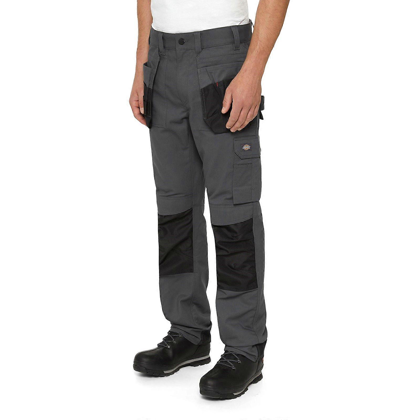 Dickies Multi Pocket Utility Polyester Men's Grey Work Trousers