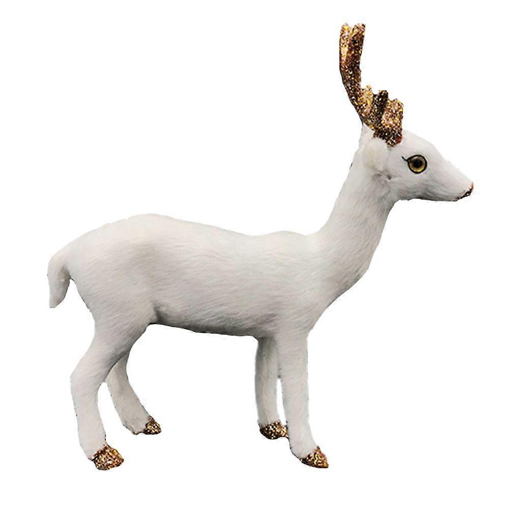 1PC Simulation Deer Toys Mini Deer Model Desktop Decoration Deer Model