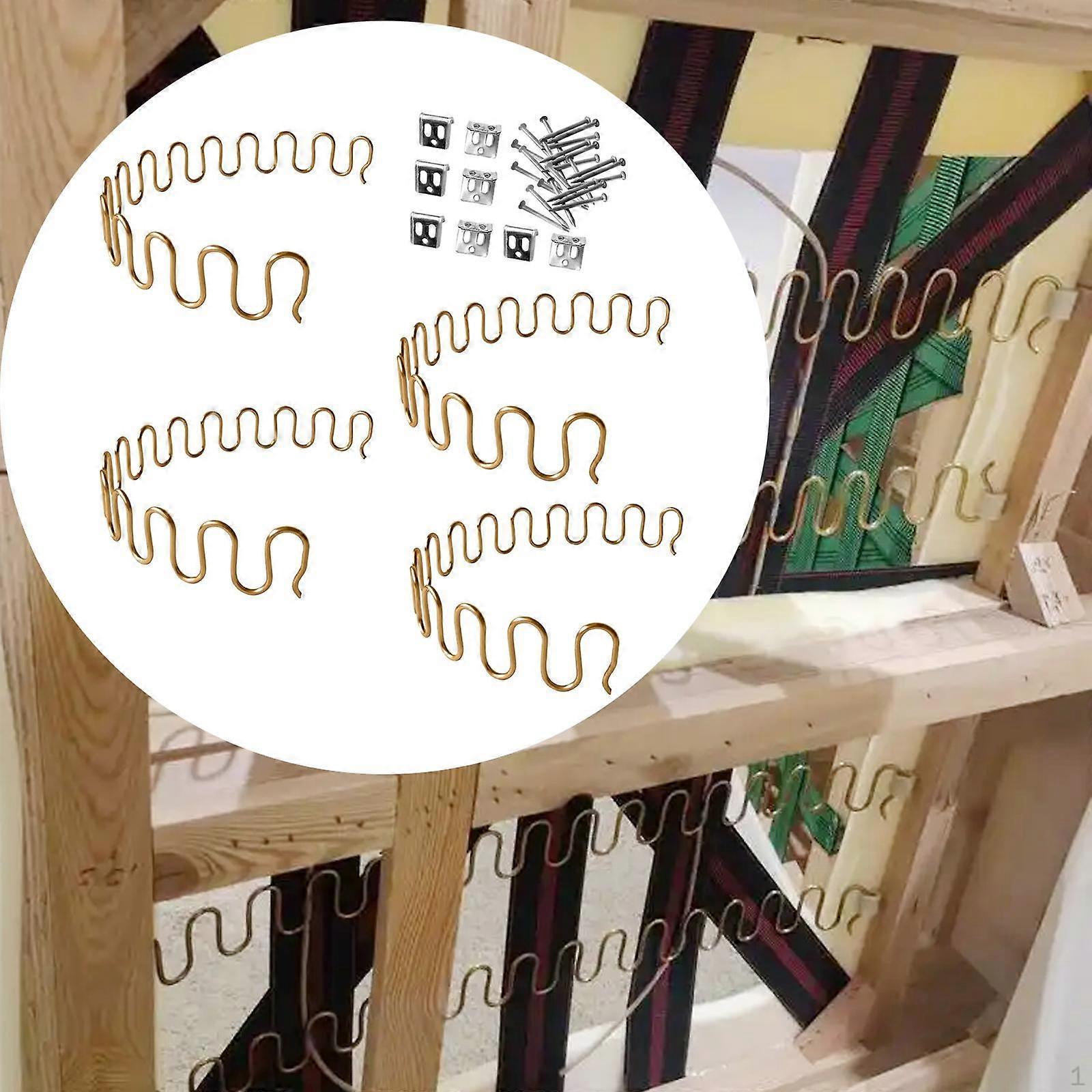 4 Pack Replacement for Sofa Chair Repair, Includes Clips and Screws Couch