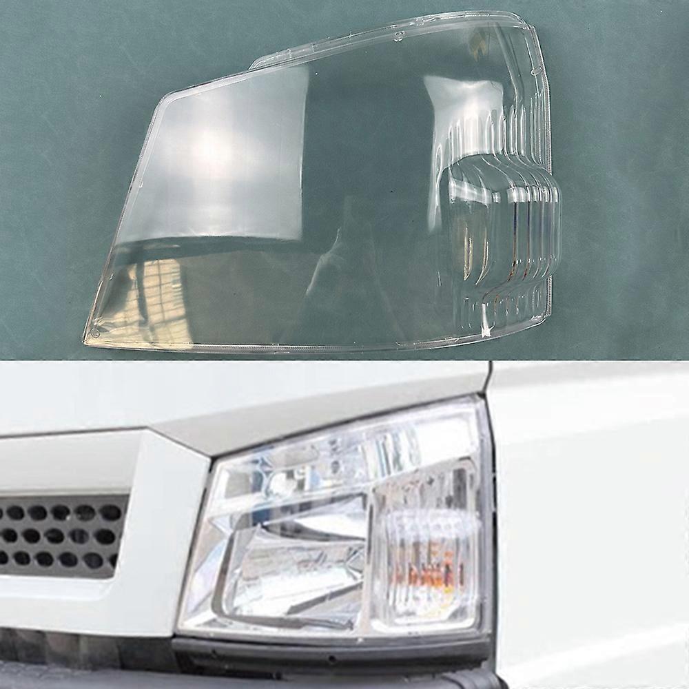 For JMC Kaiyun Headlight Cover Shade Transparent Headlamp Shell Lampcover Lens Plexiglass Replace Original Lampshade