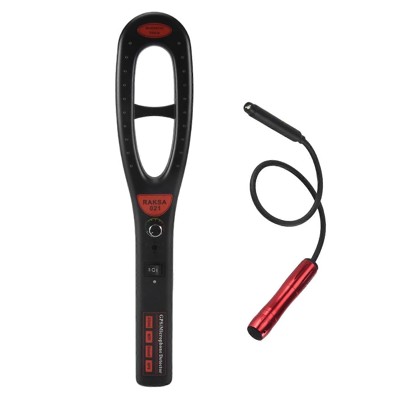 Raksa 021 Handheld Security Scanner Wireless Car GPS Signal Detector for Detect Wireless RF Signal and Magnet Detector