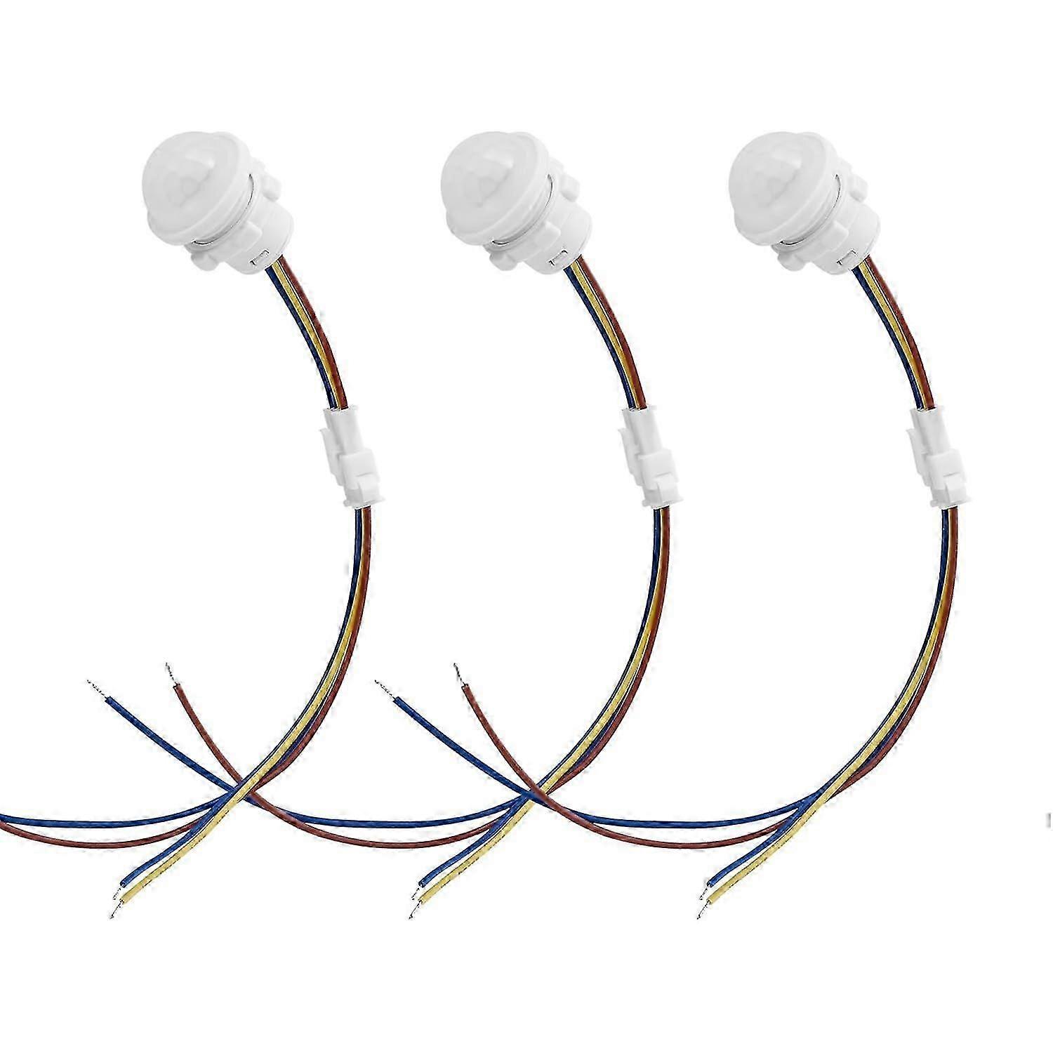 3 Packs Motion Sensor Light Switch, PIR Sensor Smart Detection Switch, 85-265V