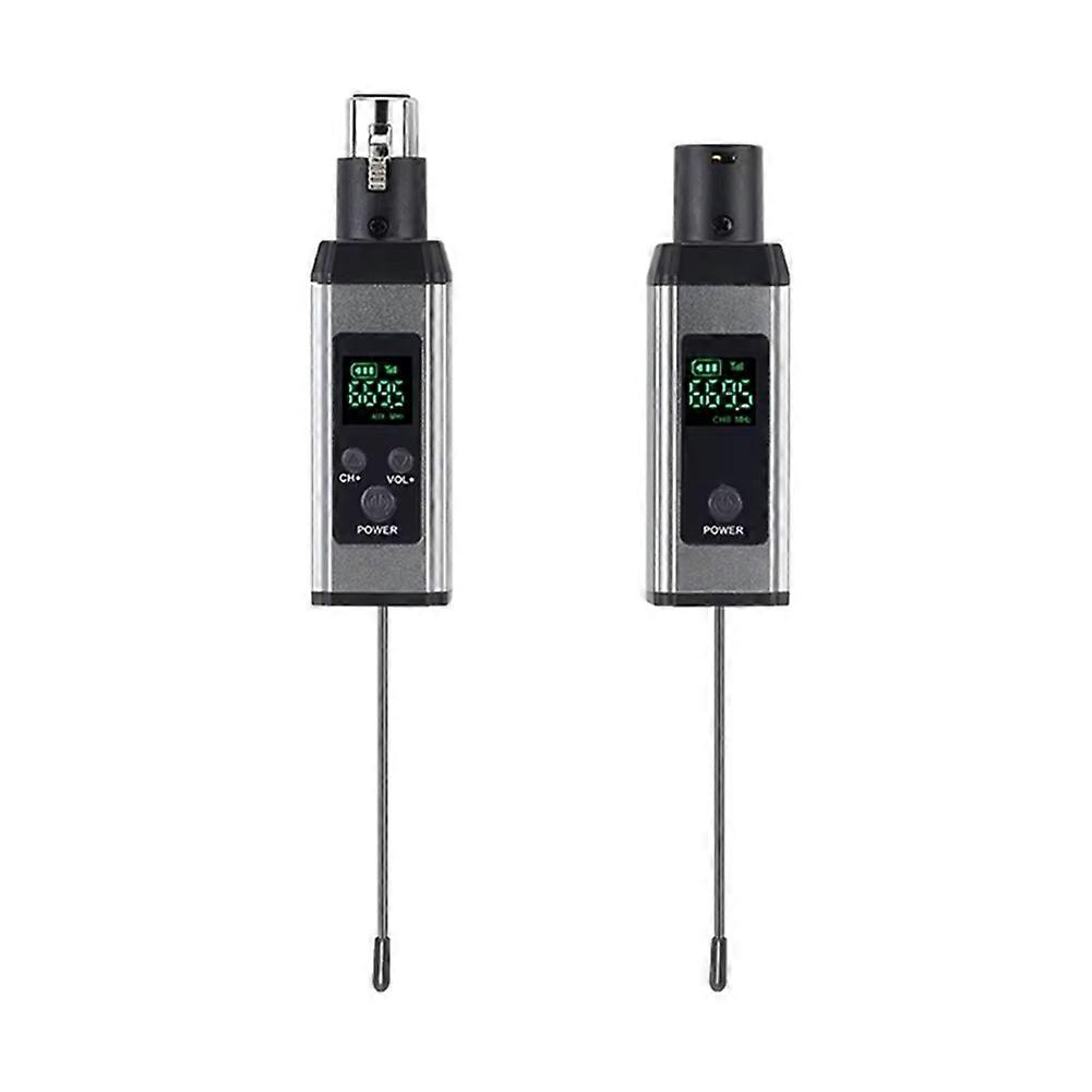 Wireless Microphone Converter Microphone Transmitter Receiver XLR Microphone Wireless System for Dynamic Microphone A
