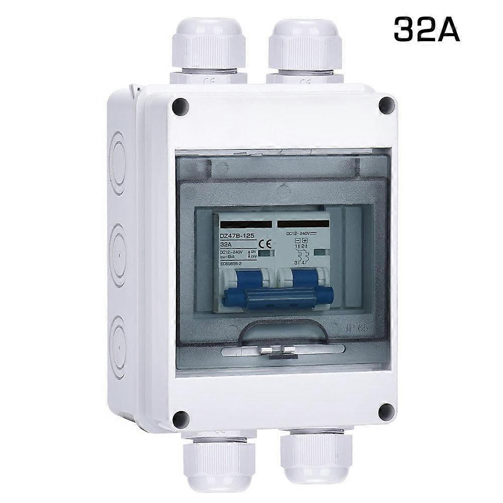 PV Disconnect Box DC12-240V Circuit Breaker Solar System Isolator Switch 16-120A