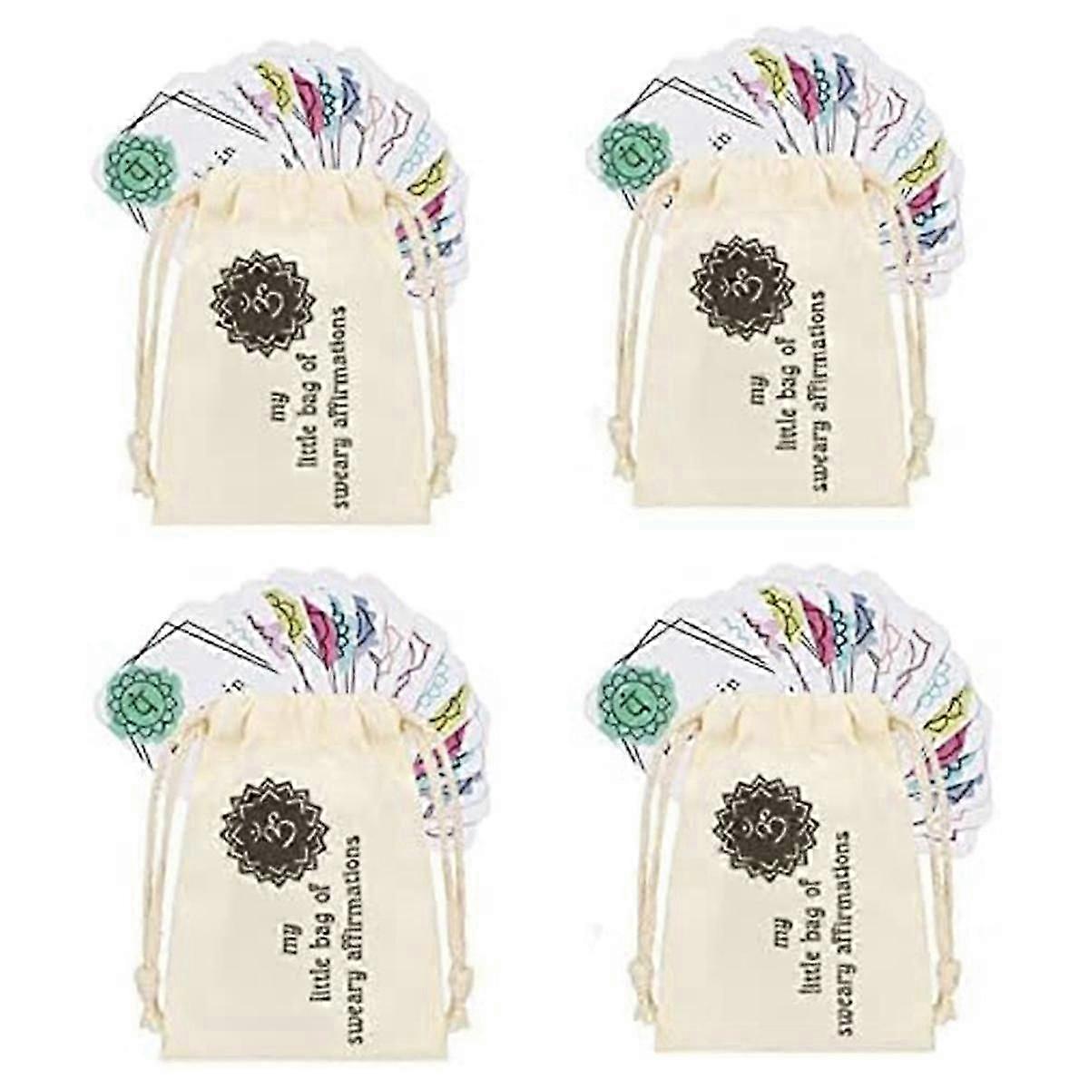 ファニー アファメーション カード ギフト セット、64 枚、誓いのアファメーション カード