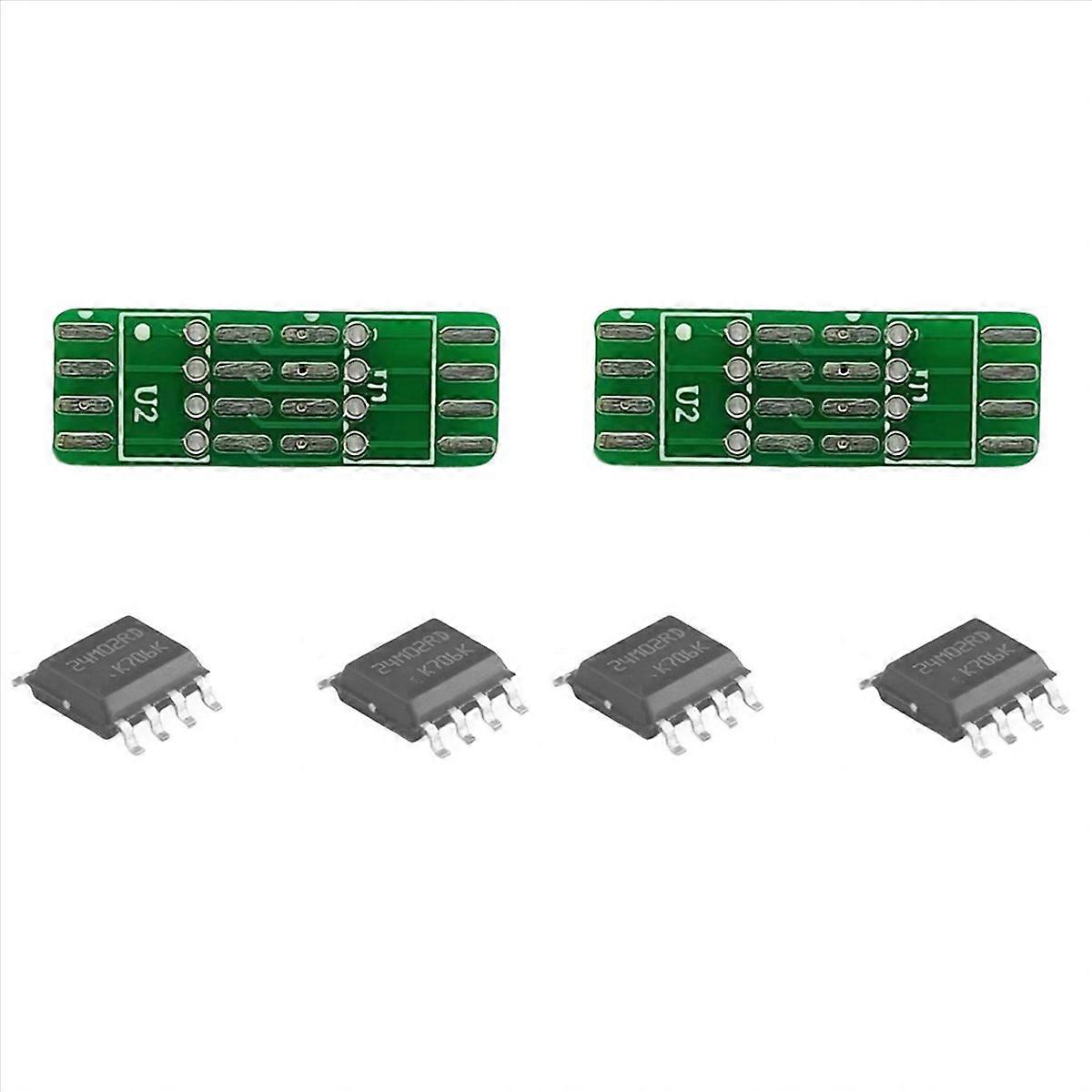 2pcs (4M)2x2M Expansion Chip+Expansion Board for UVK5 UVK6 Intercom Expansion Accessories