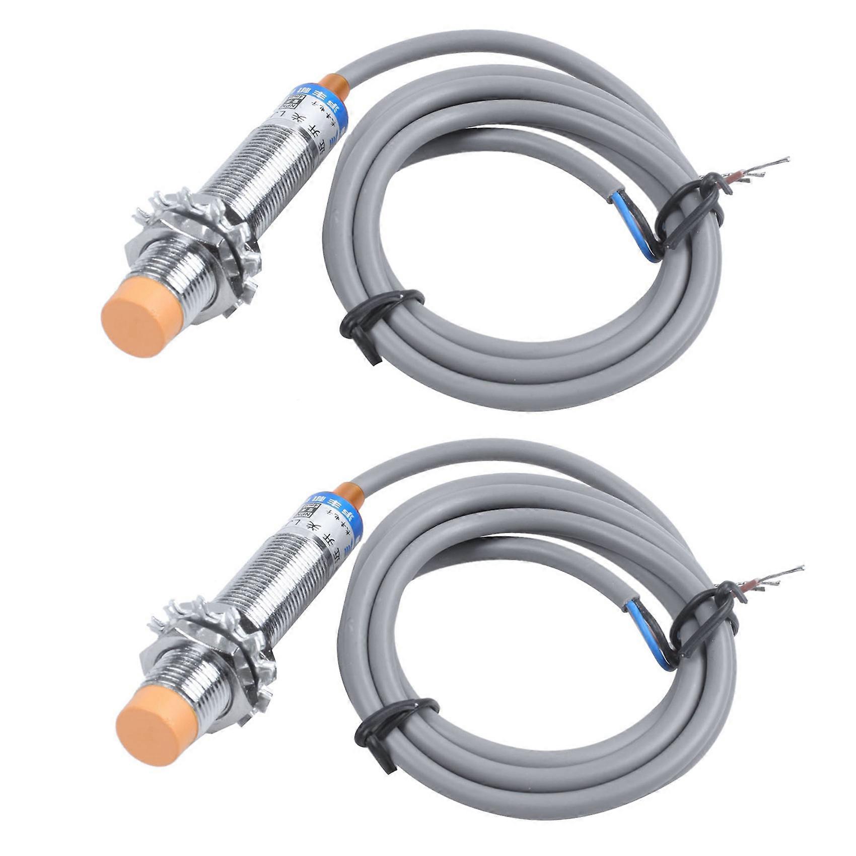 2X DC6-36V 300MA NPN NO 3-Wire 4mm Tubular Inductive ProXimity Sensor Switch LJ12A3-4-Z-BX