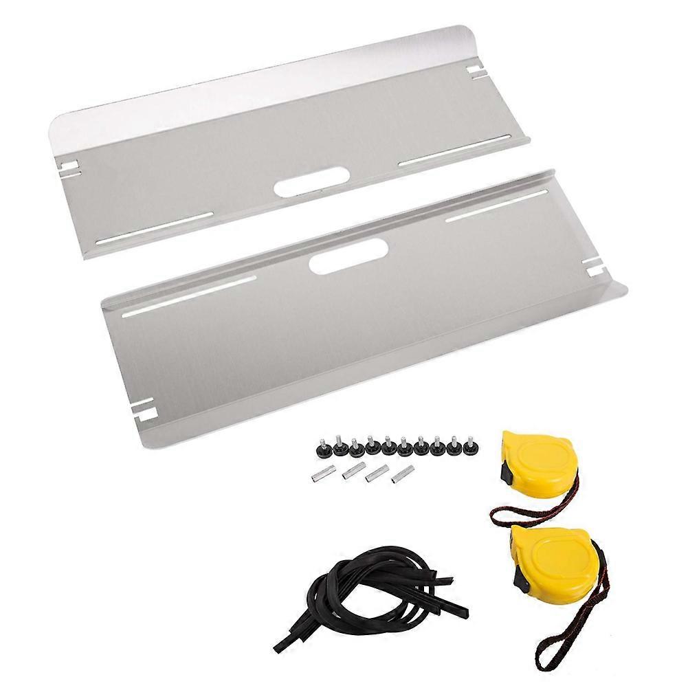 Wheel Alignment Tool,2pcs Alignment Tool Toe Plates,Toe Angle Measurement Tool Plate,with Tape Measures