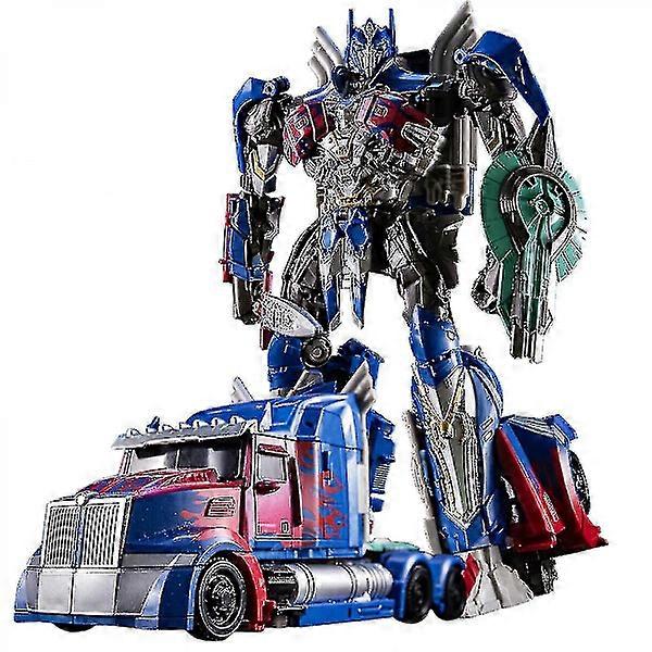 Transformer toy Optimus Prime toy, transformable car robot, transformable action figure model, children's birthday gift