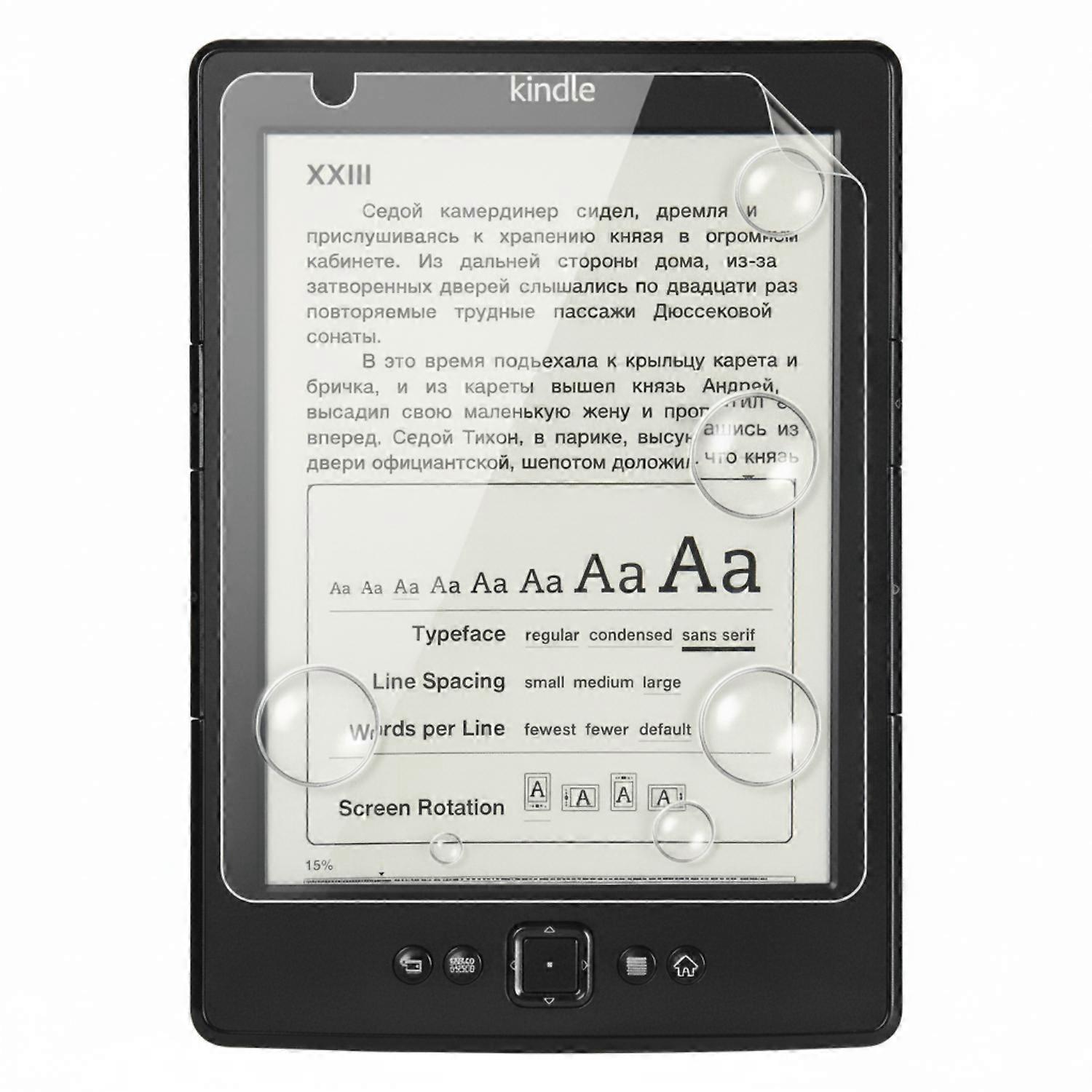 - Kindle 4 Hydrogel Screen Protector (pack Of 2) (copy)