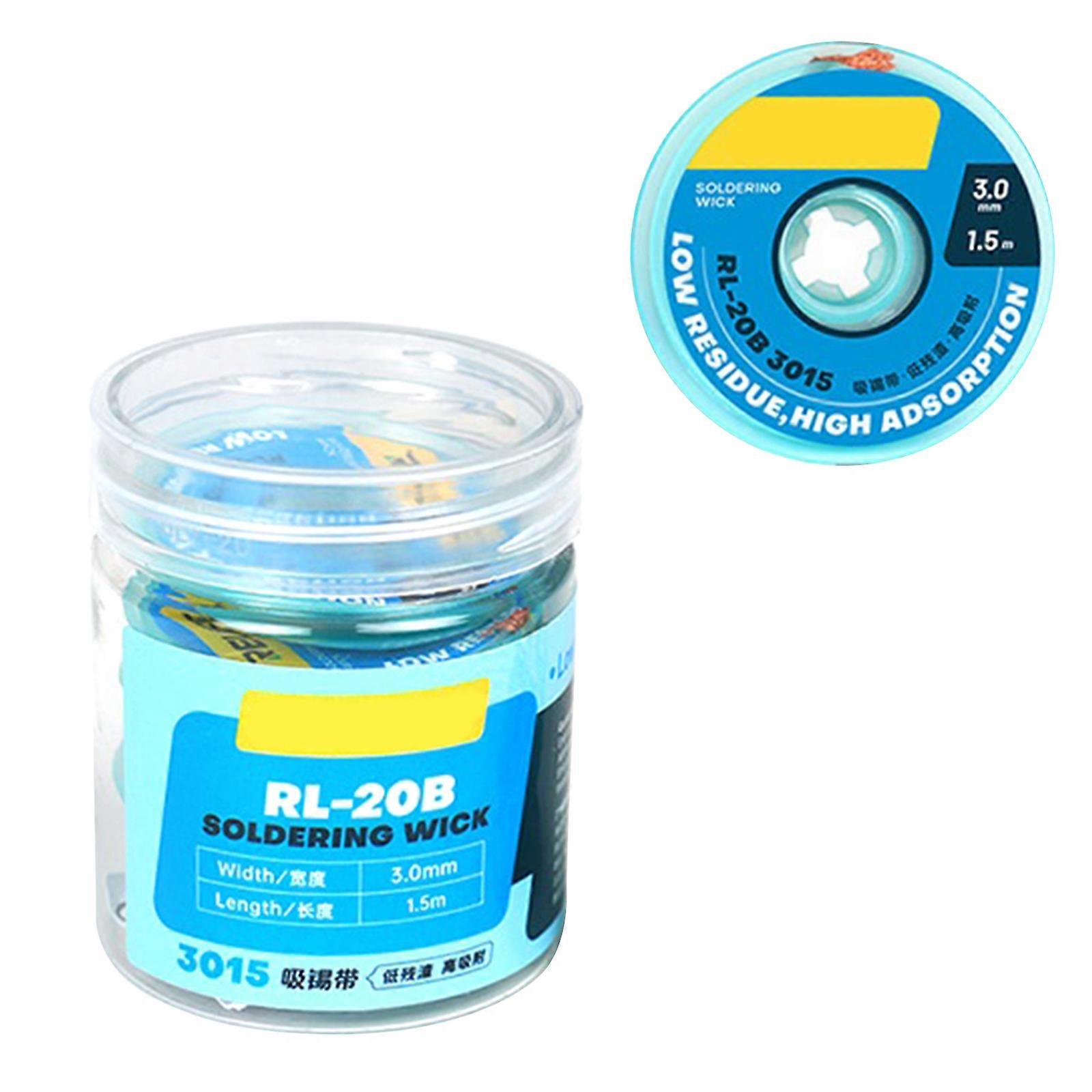 High Efficiency Solder Removal Desoldering Wicks Oxidation Resistant Desoldering Braid Simple to Use for Mobile Repair Multicolor