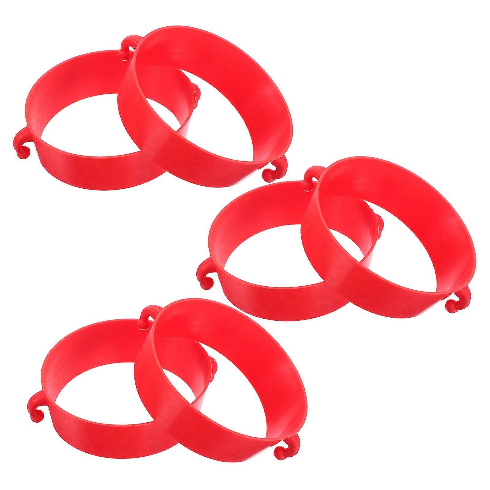 Kit conector cu con de trafic 6 buc Conector con multifuncțional pentru siguranța rutieră și accesorii pentru conuri de siguranță în construcții