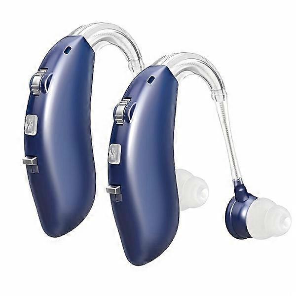 Rechargeable Digital Hearing Aid For Elderly Blue