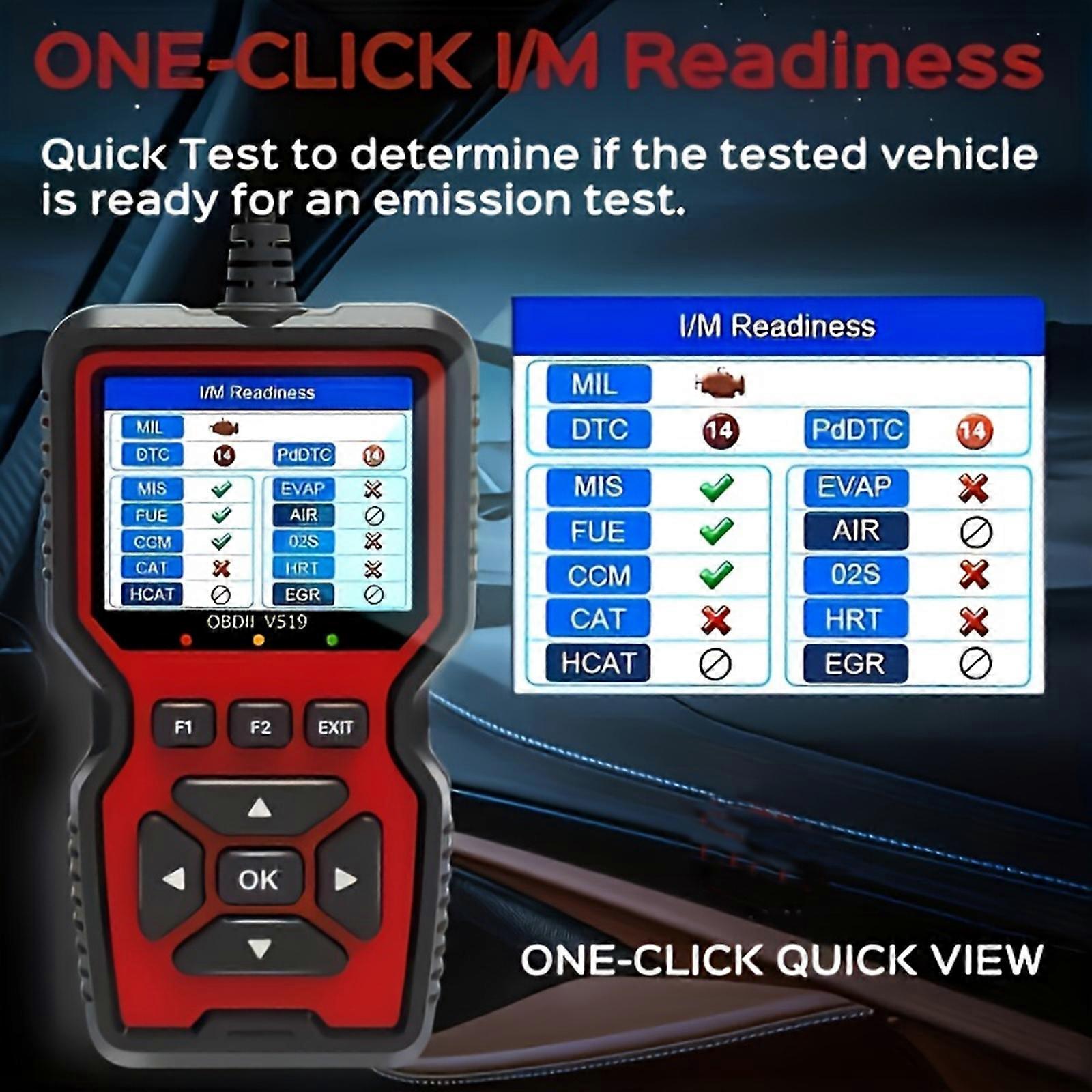 Obd2 Scanner, Engine Code Reader & Diagnostic Service Tool For Vehicles Scanners