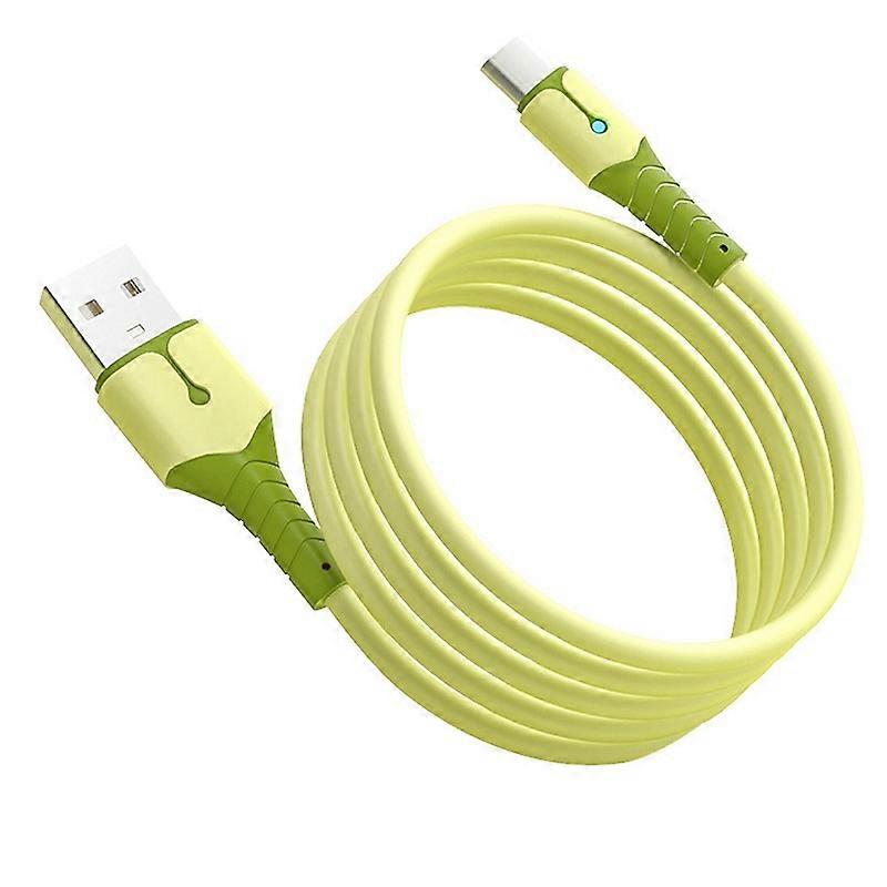 USB A to Type C Multi Color lightweight liquid Data Cable Suitable For Android Huawei Xiaomi Type C Fast Charging Cable USb C