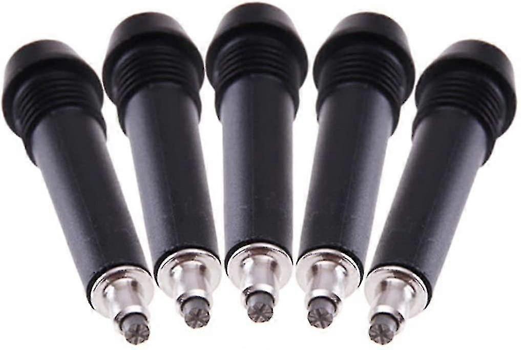 Trekking pole tips replacement for 5-pack, fits most standard trekking poles.