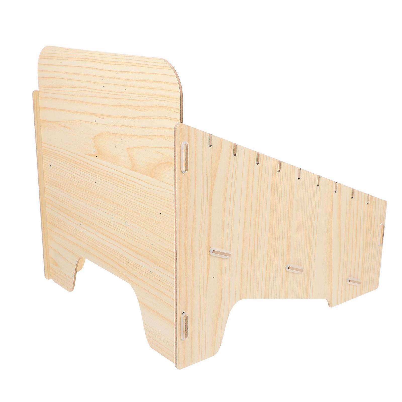 Wood DIY Mail Organizer Box for Sorting Invoices with Compartments