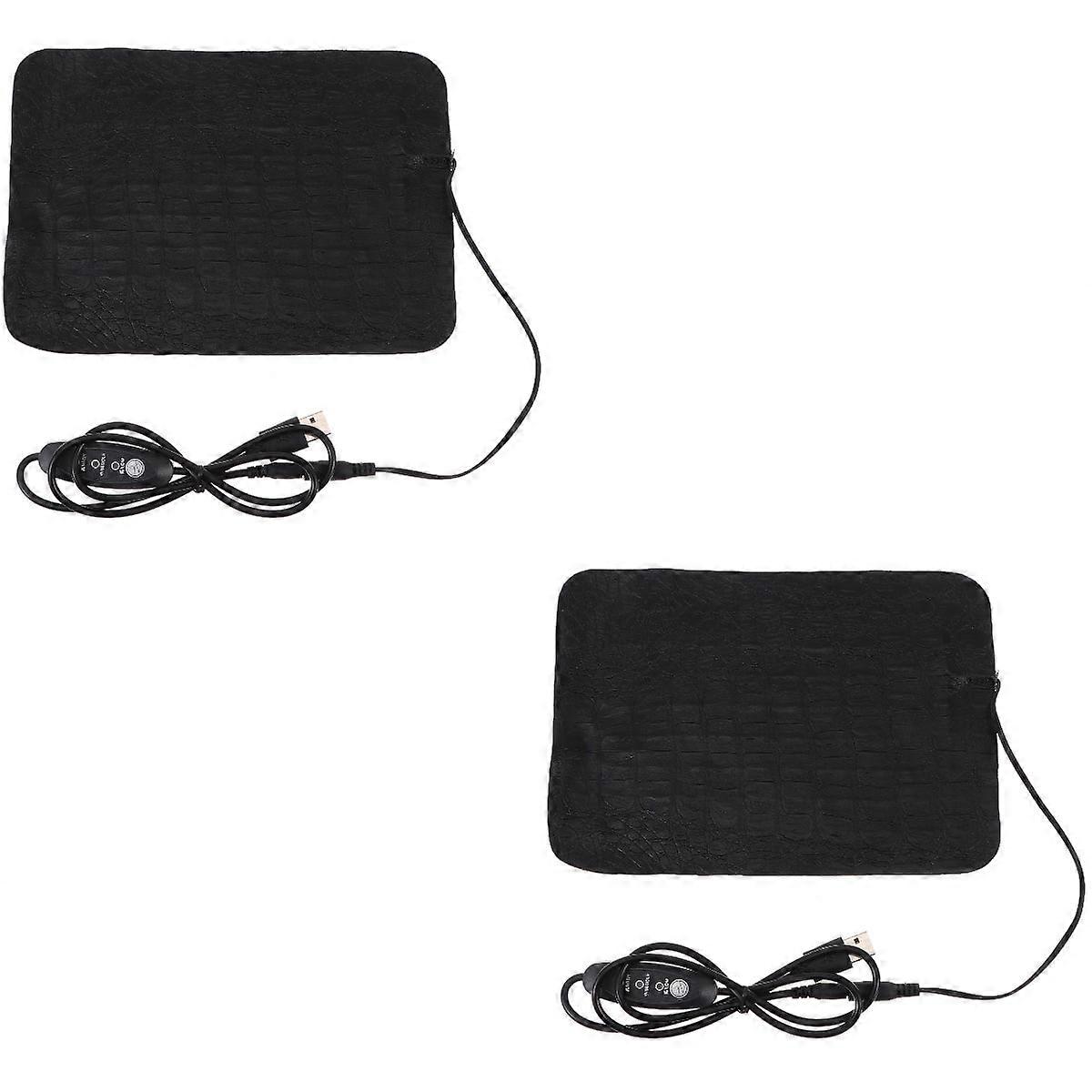2 pcs USB Adjustable Epoxy Heater Practical DIY Epoxy Bubble Buster Heating Mat