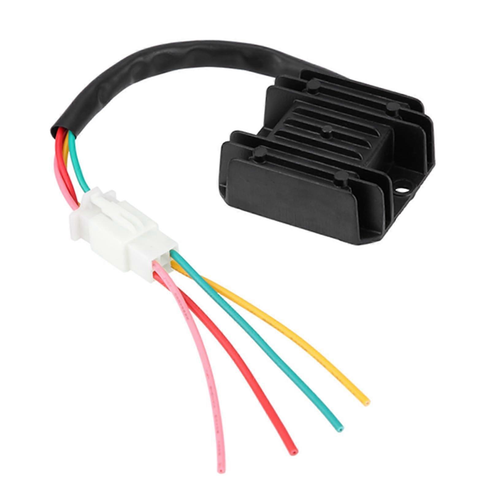Voltage Regulator Gy6 4Wire Motorcycle Rectifier For Gy6 Scooter Boat Motor Regulator ATV DIY Engine