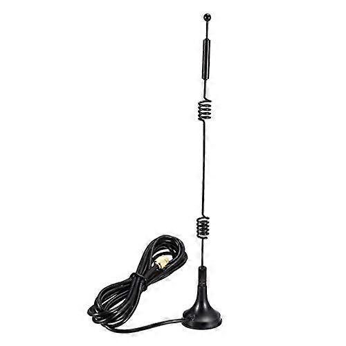 2 x 12dBi RG174 WiFi Antenna Extension Cable 2 Metres SMA Male 2.4/5/5.8GHz Magnetic Base Bluetooth Zigbee Compatible