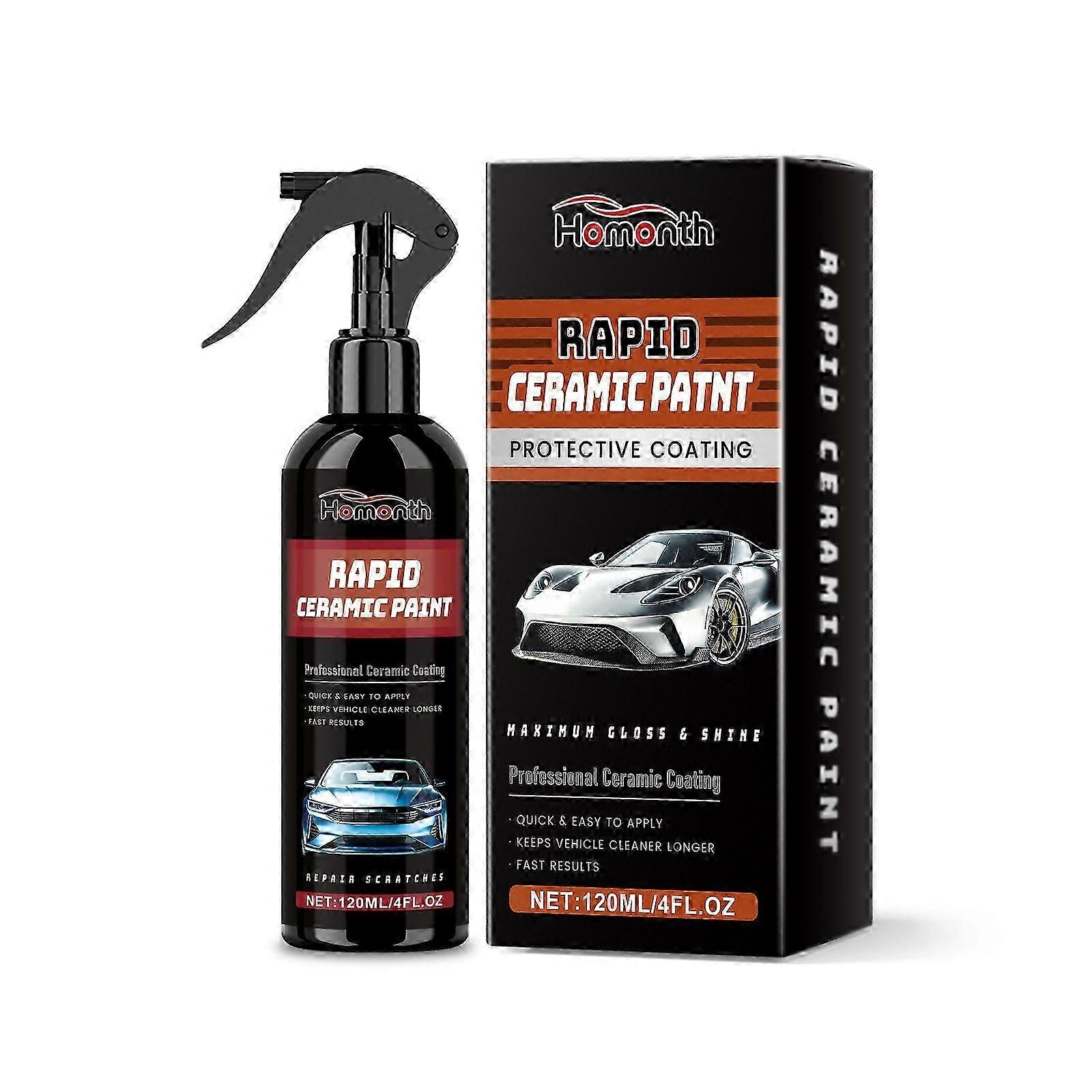 Fast Car Coating Spray - Scratch, Oxidation & Dust Protection, Easy Glossy Finish