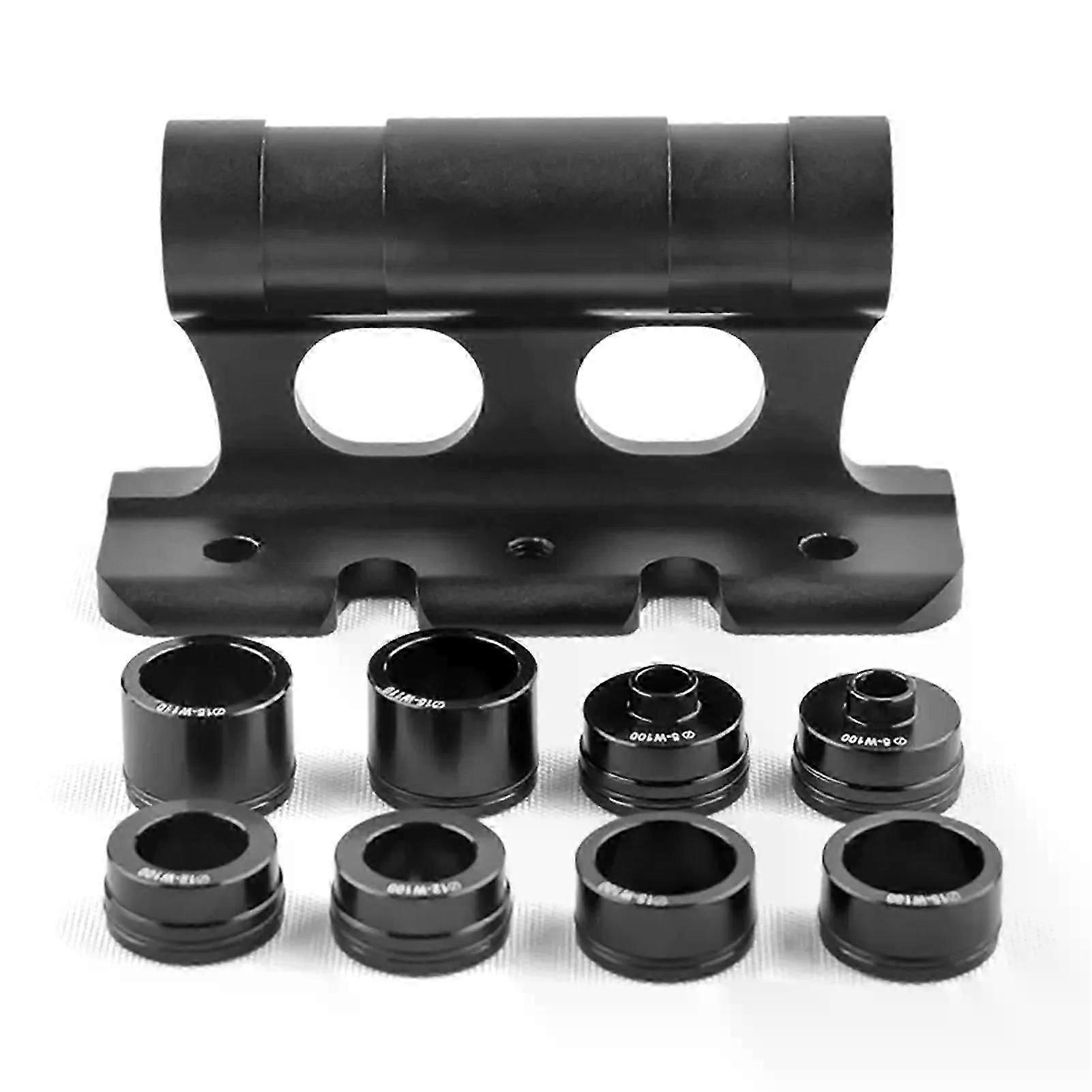 Bike Front Fork Mount with 4 Sizes Adapter Quick Release Fork Mount Bicycle Carrier Bicycle Front Fork Fixed Clip for Outdoor