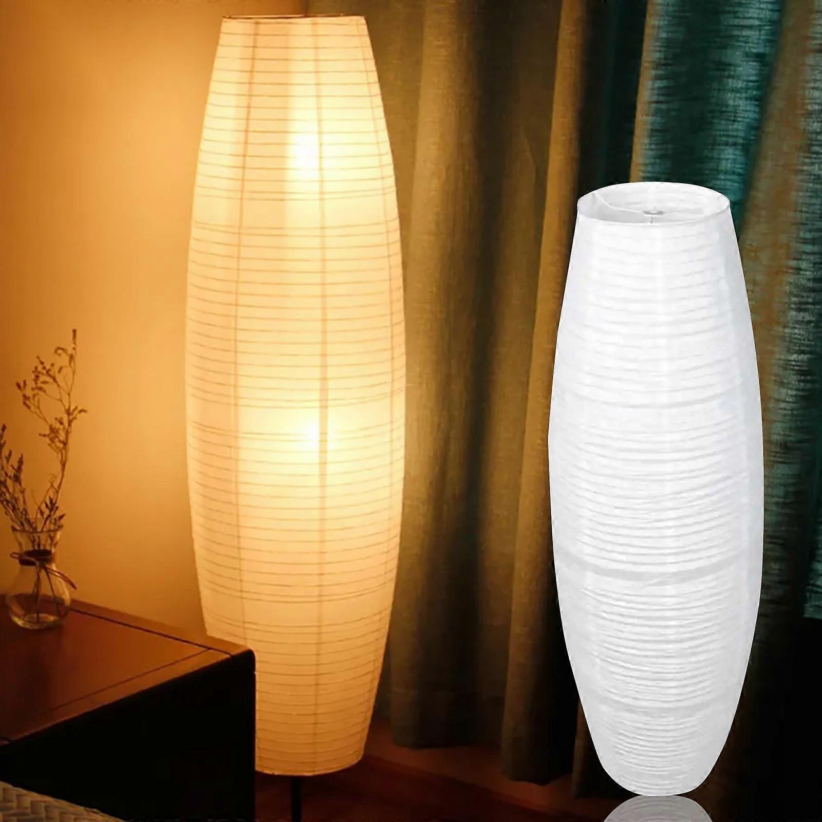 Abat-jour en papier de chevet, 1 pi��ce, abat-jour d'angle sur pied, couvercle de lampadaire d��coratif, abat-jour Vertical en papier Led chau