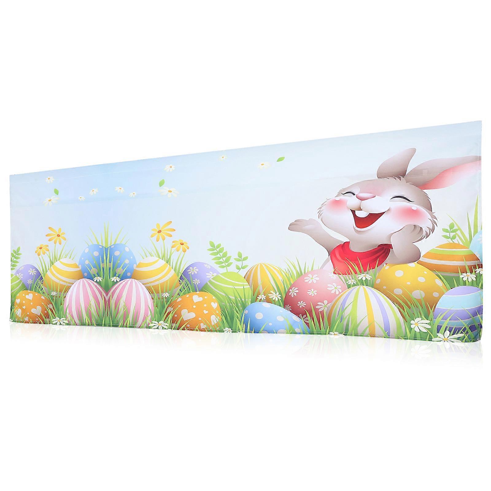 Easter Curtain Valance for Kitchen Use Featuring Printed Pattern