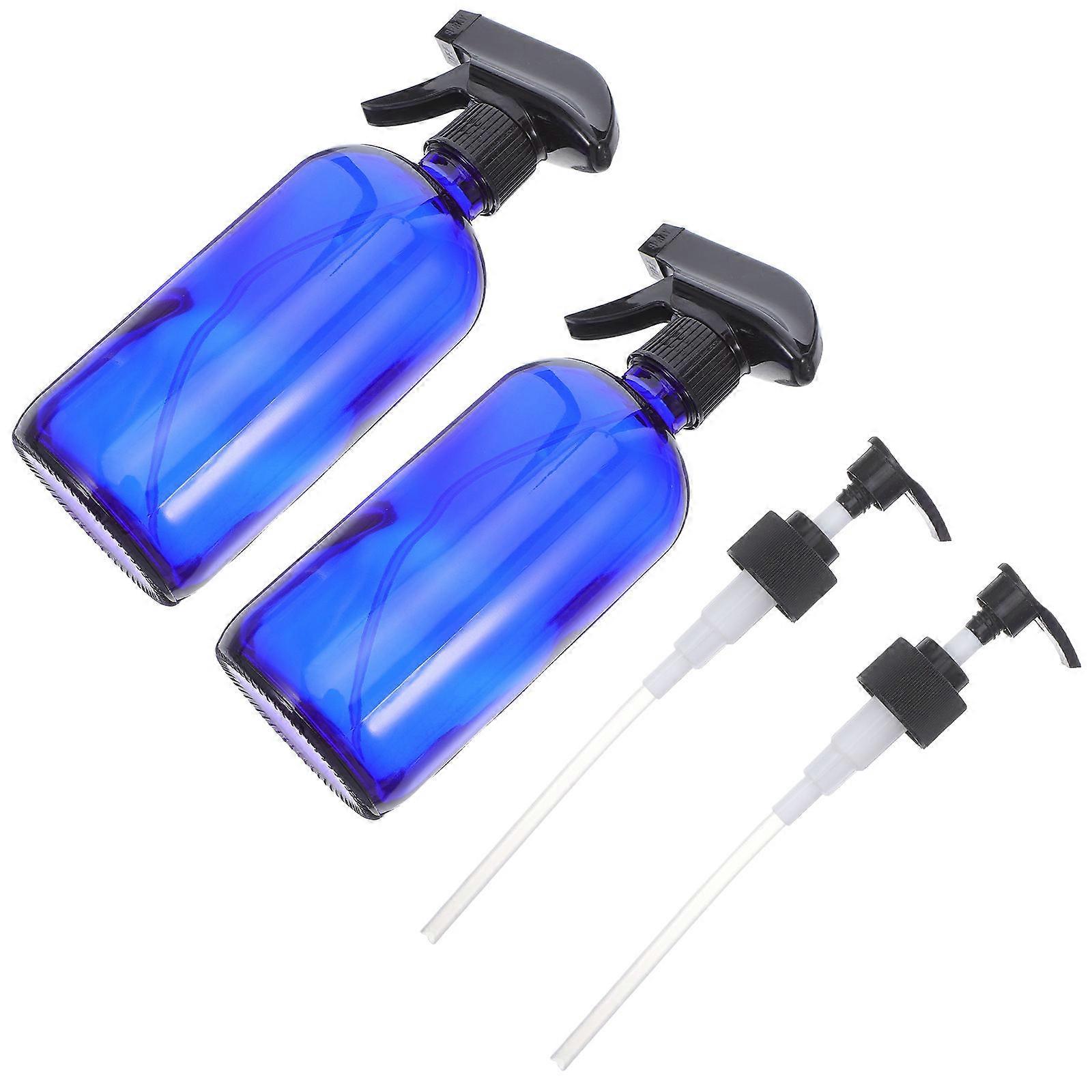 Spray Bottle Glass Sprayer for Storage Use 1Set Blue Reusable Subpackaging