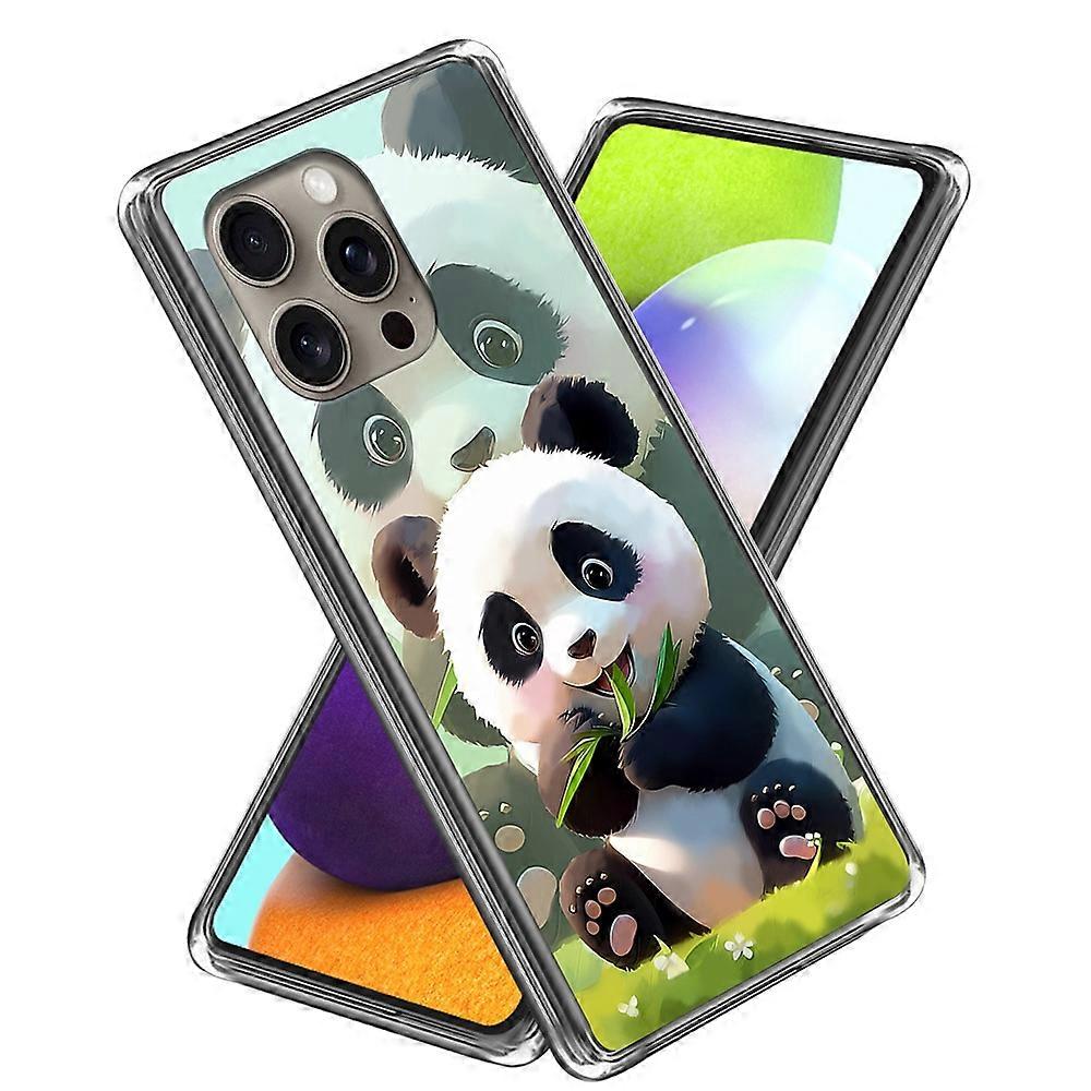 For iPhone 16 Pro Max Case Pattern Printed Shockproof TPU Phone Cover