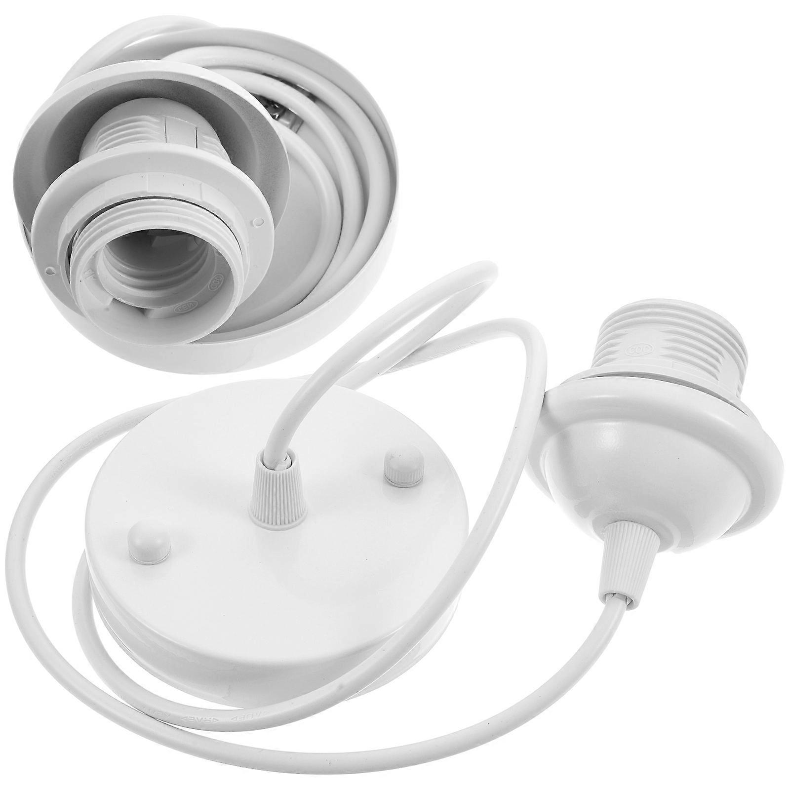 2pcs Ceiling Light Holder Ceiling E27 Base Canopy Metal Light Bulb Holder Socket