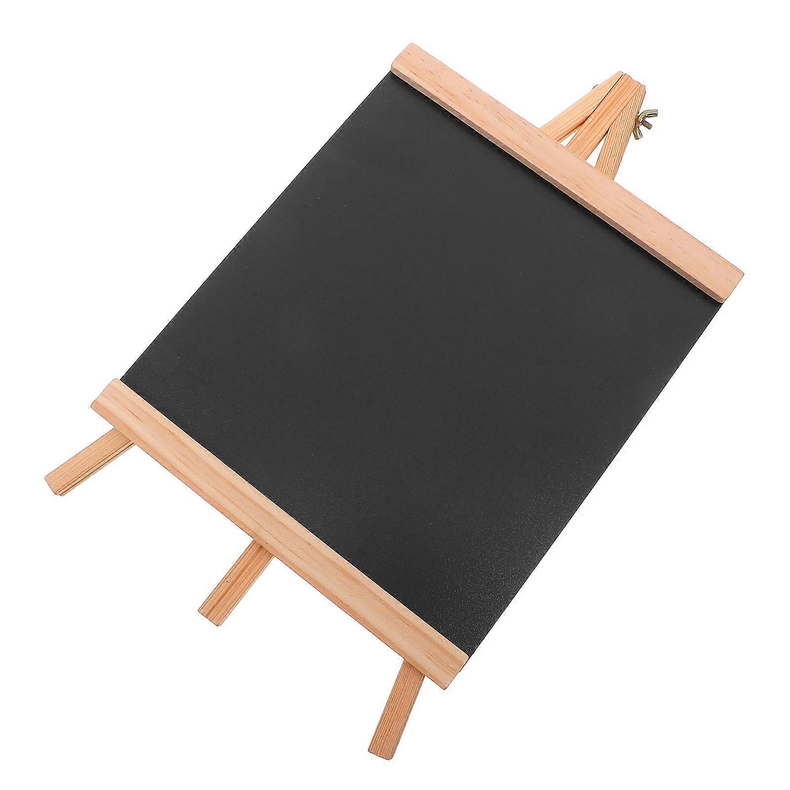 Menu Holder Wooden Chalkboard for Display Use 3Pcs with A-Frame Stand