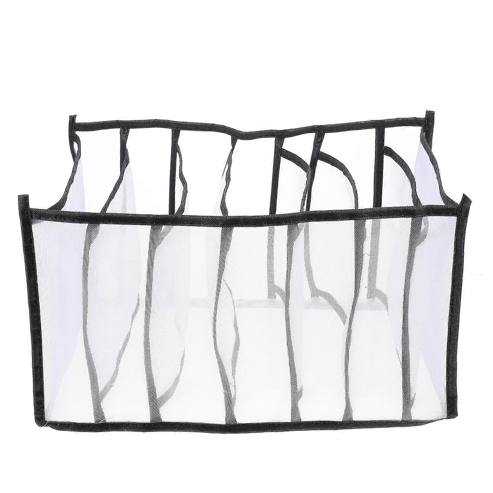 Closet Organizer for Clothes Storage 6Pcs Black Nylon Storage Box