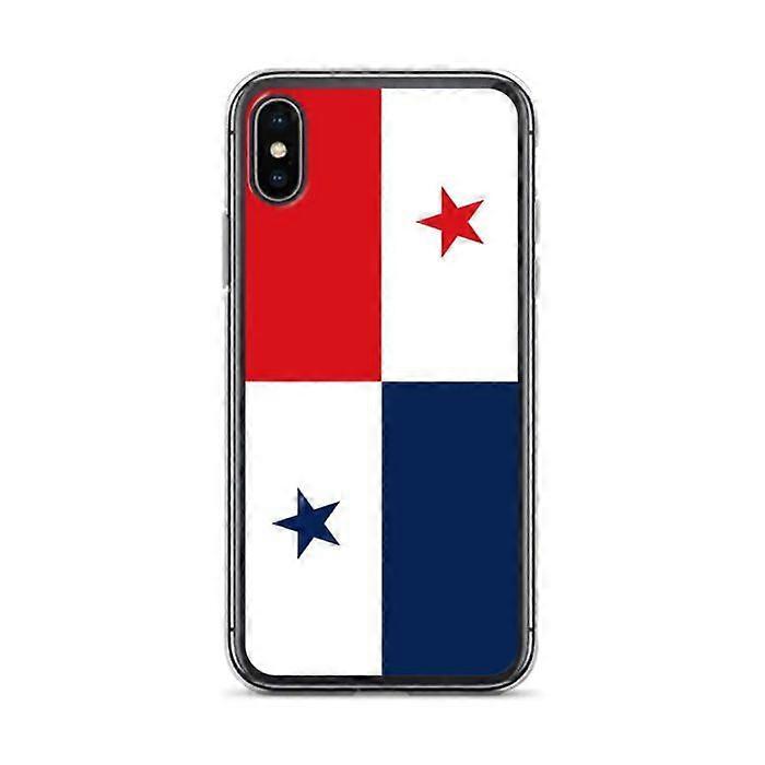 Phone Case – Panama Flag – Compatible with iPhone XS – Soft Case – Durable and Shockproof - Silicone - Pixelforma