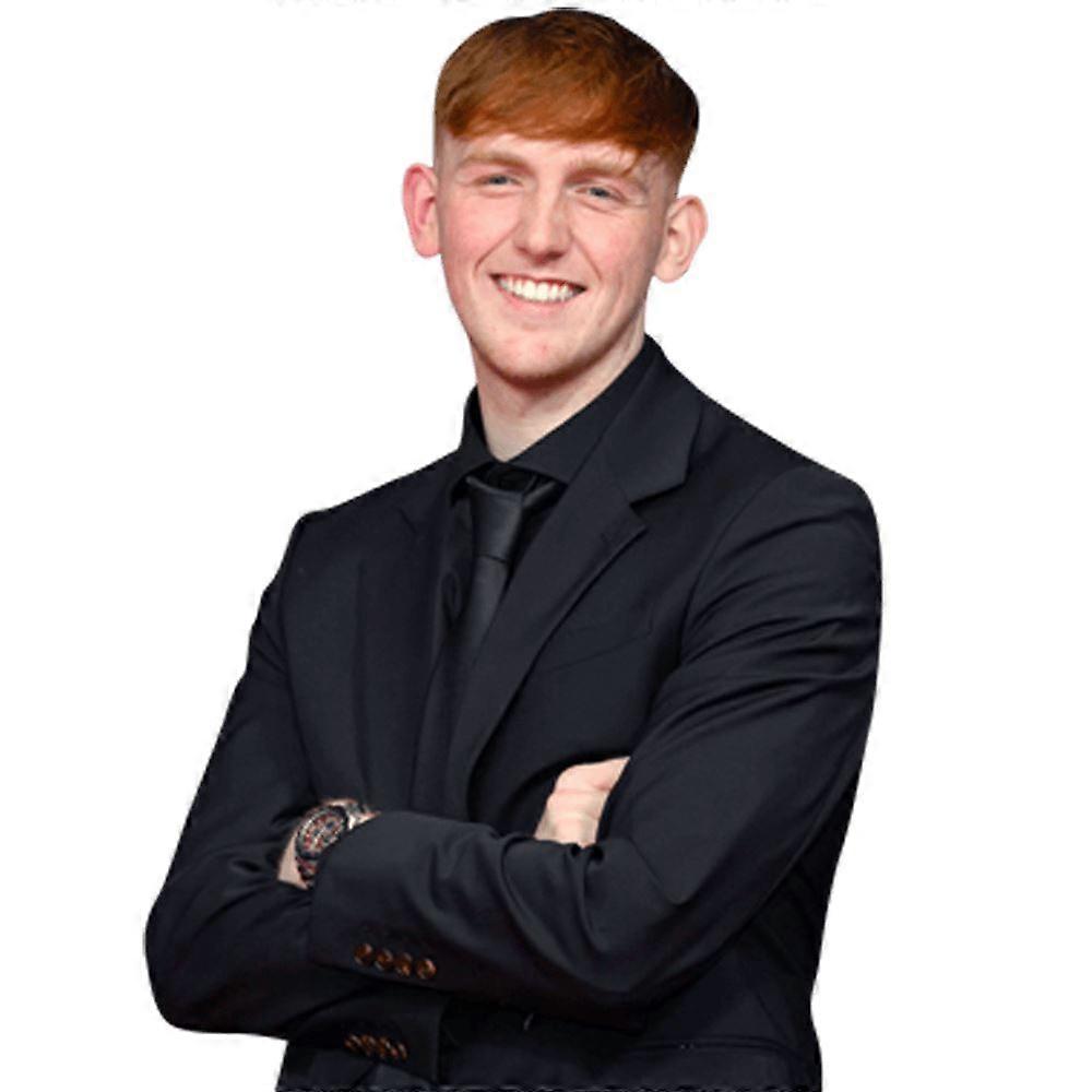 Morgan Burtwistle (Black Suit) Half Body Buddy Cutout