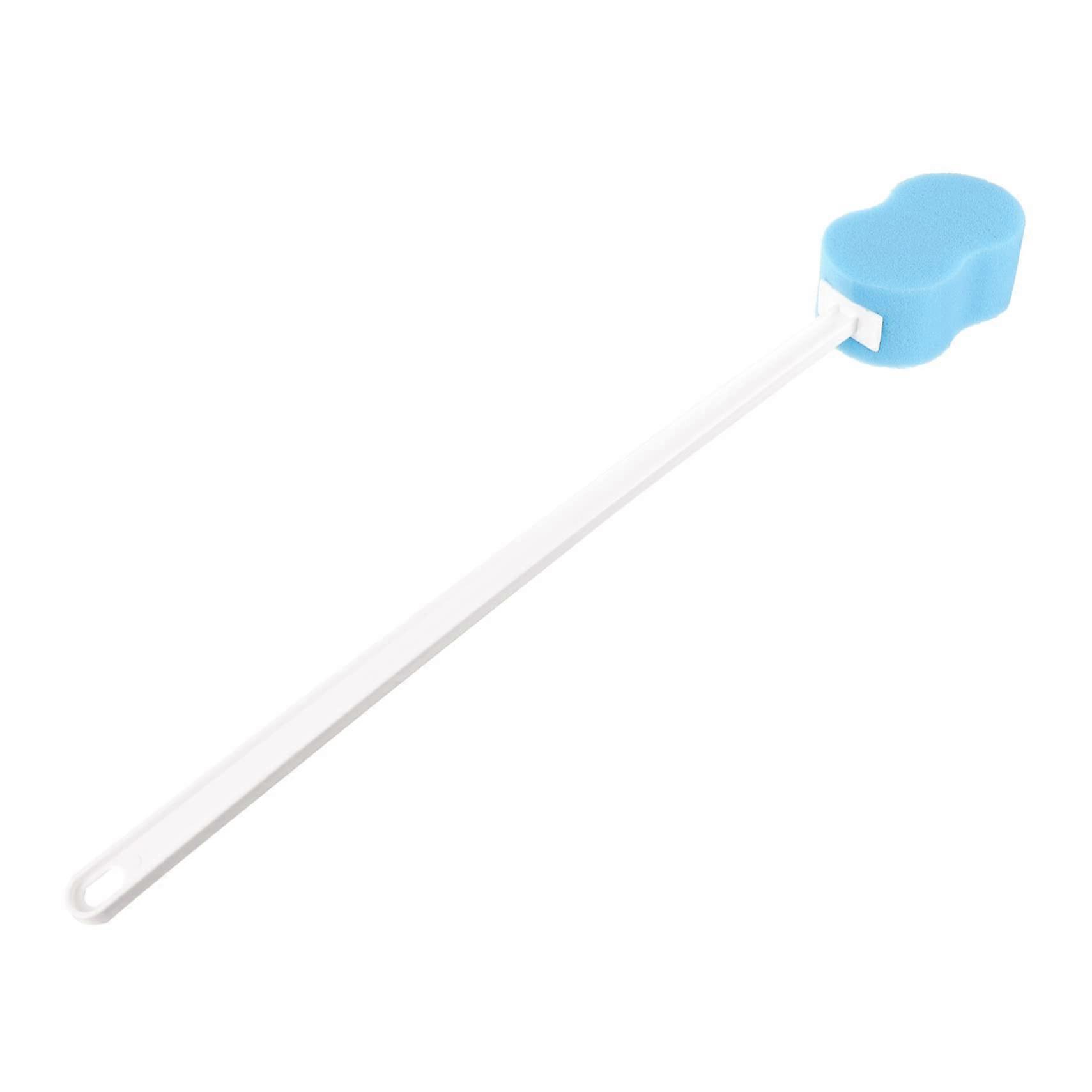 Long Handle Back Scrubber with Soft Sponge Head for Gentle Exfoliation and Shower Use