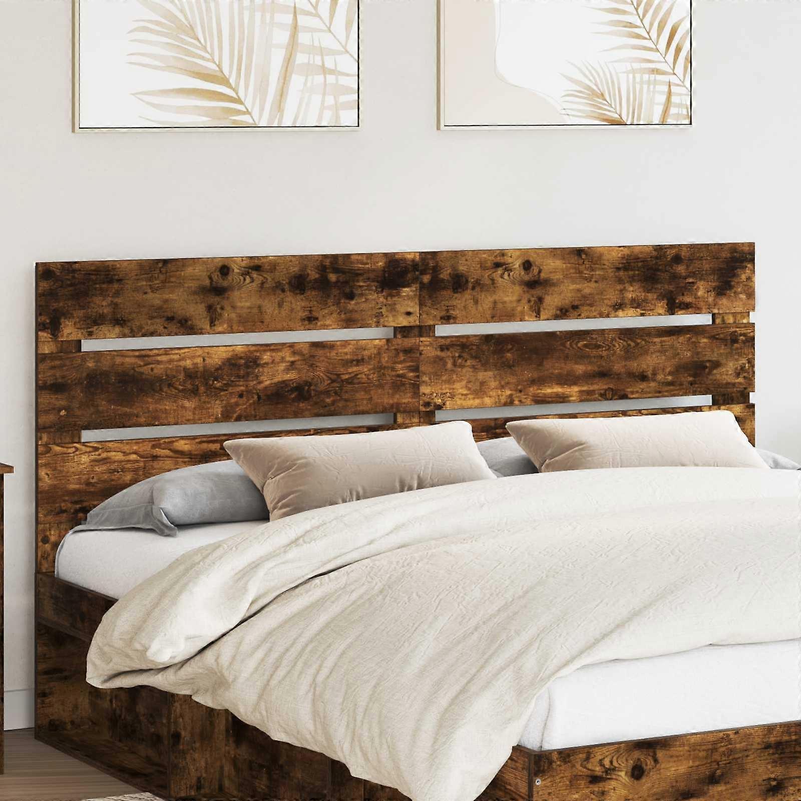 Kopfteil Geräucherte Eiche 160 cm Holzwerkstoff