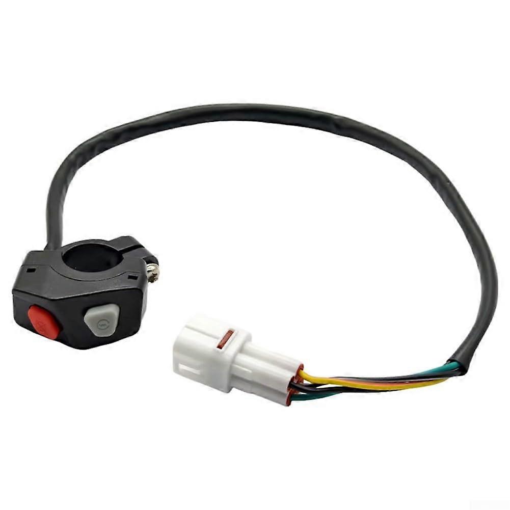 22mm Motorcycle Handlebar Switch with Headlight Fog Light and Engine Kill Control 12V Weatherproof