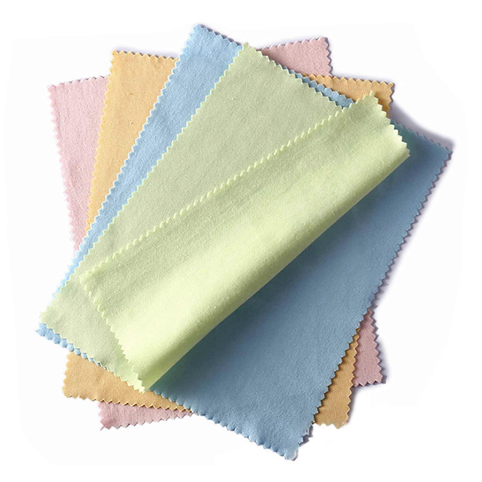 Microfiber Cleaning Cloth 100 Pack Ultra Soft Scratch Reusable for Glasses and Screens MultiColor