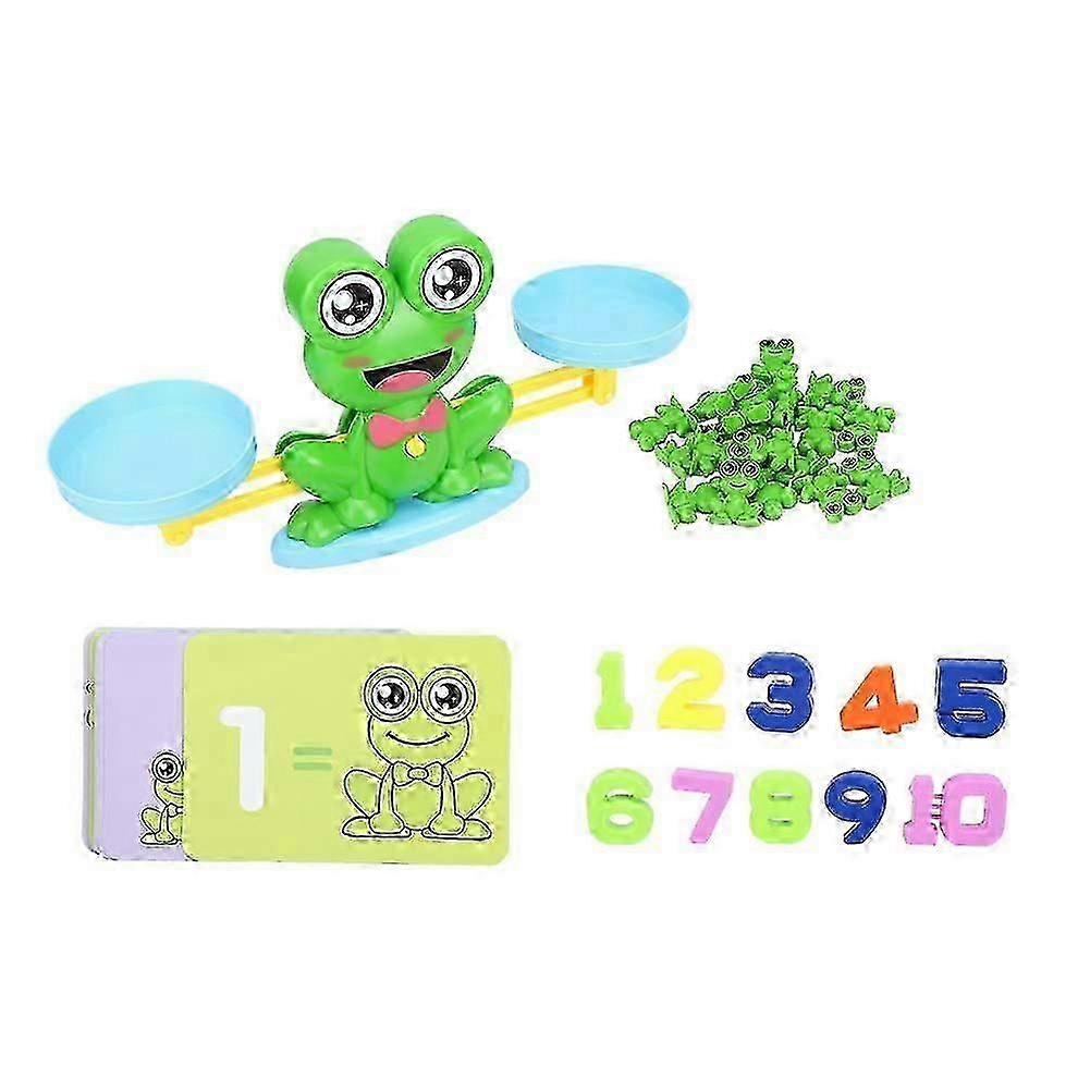 2025 Math Match Game Frogs Shape ncing Scale Toy Children Educational Math Toy