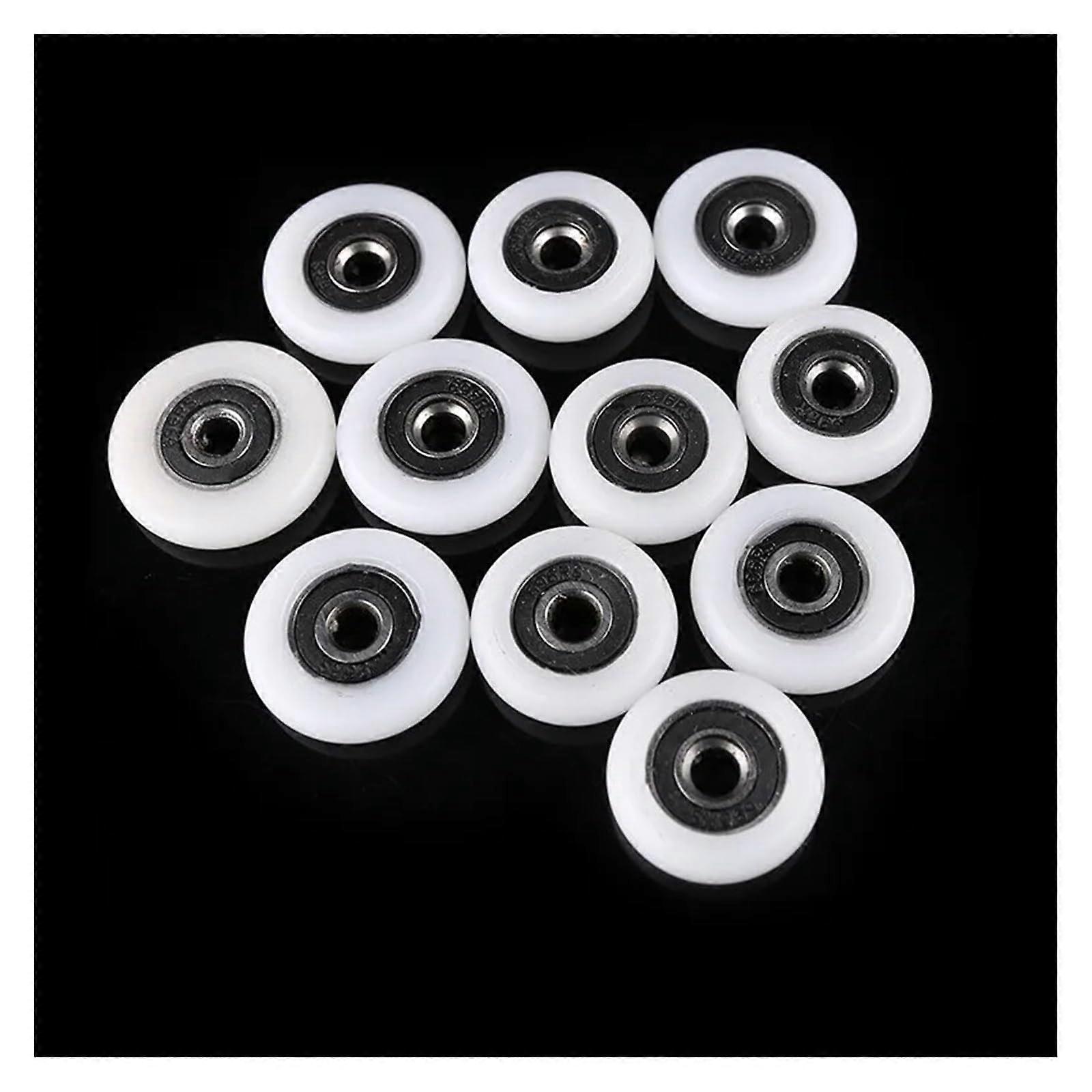 8pcs 25mm Shower Door Rollers and Ball Casters, Omnidirectional Smooth Glide, Easy Install