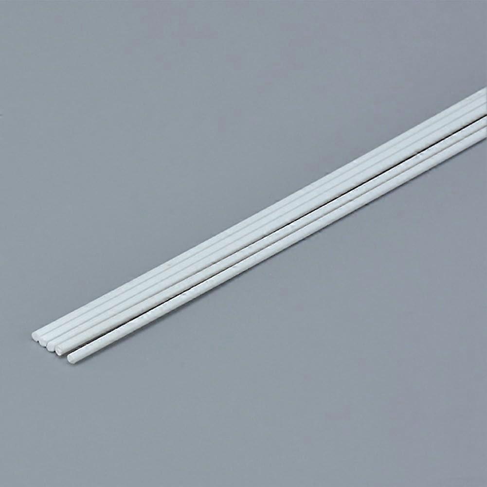 ABS Plastic Rods 250mm Length, ABS Round Bars for DIY Crafts and Model Making, Smooth Surface