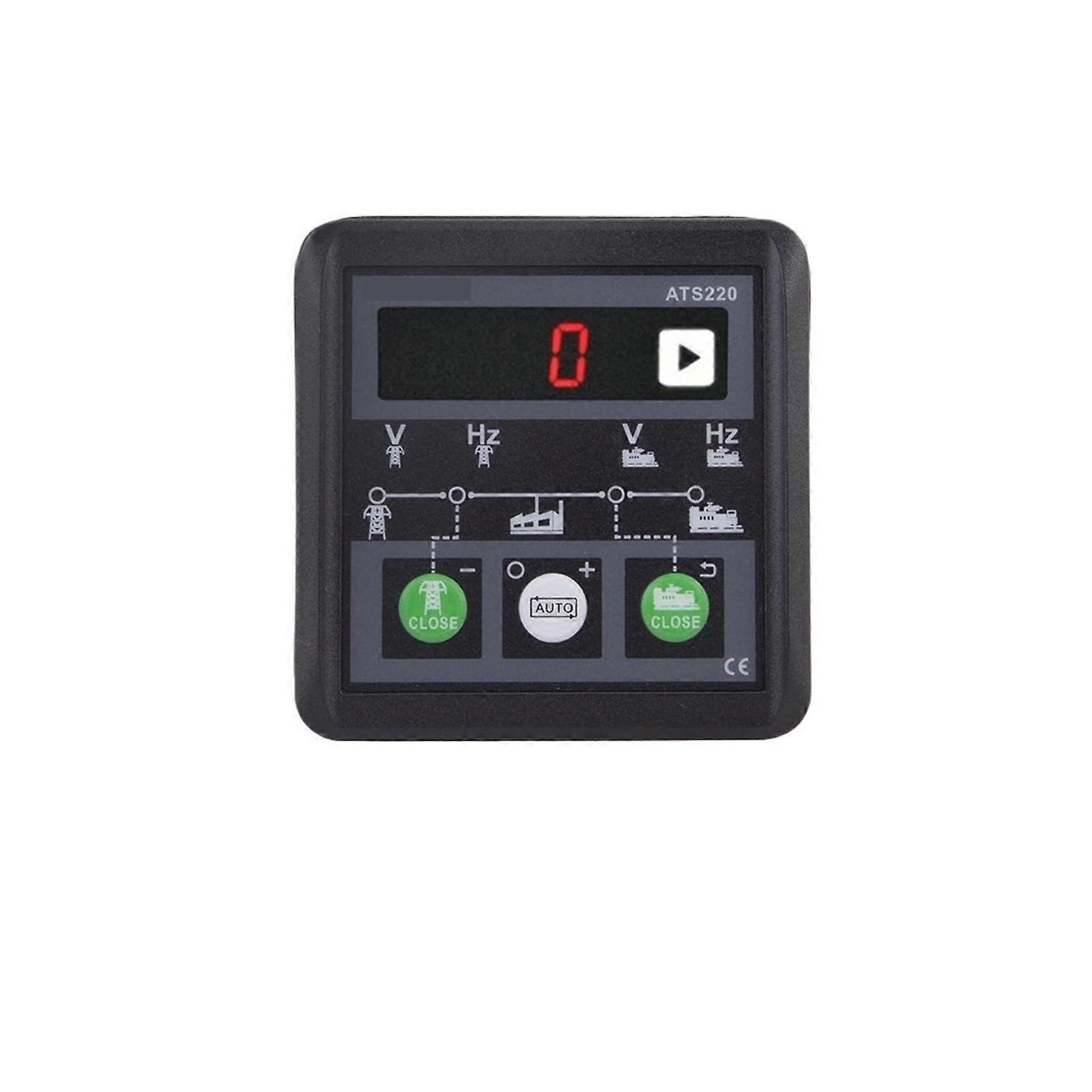 ATS220 Generator Controller with Automatic Transfer Switch, LCD Display, Remote Start 836V
