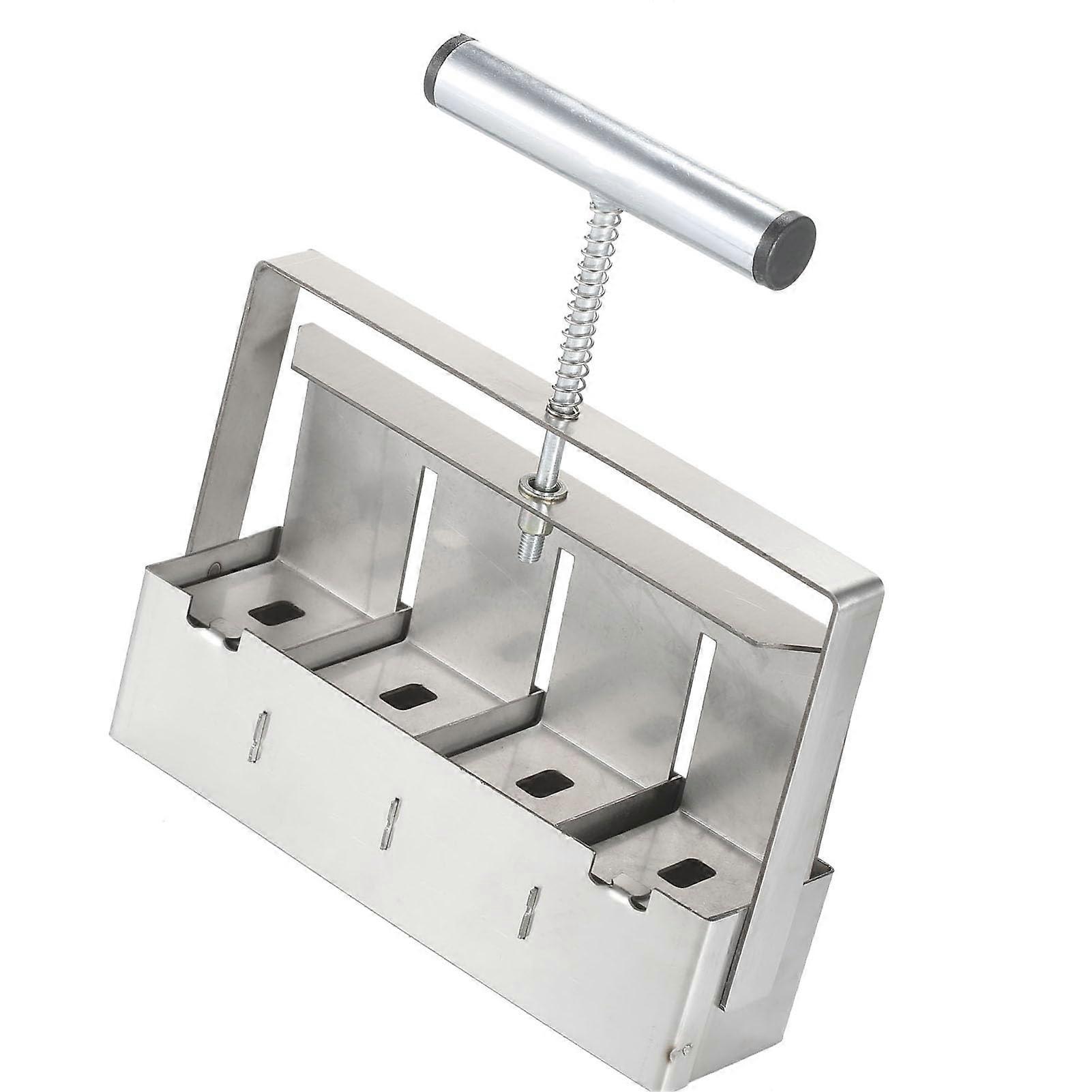 2Inch Metal Soil Block Maker with Dibbles, Durable Soil Blocking Tool for Seed Starting Gardening