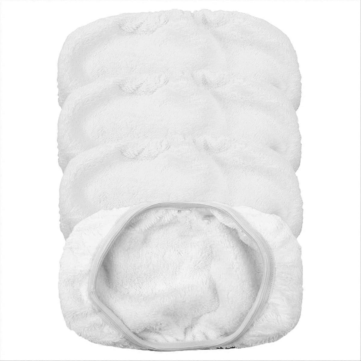 4PC Cotton Mop Pad Reusable for Sweeper Mop Wet Dry Mop Cloth