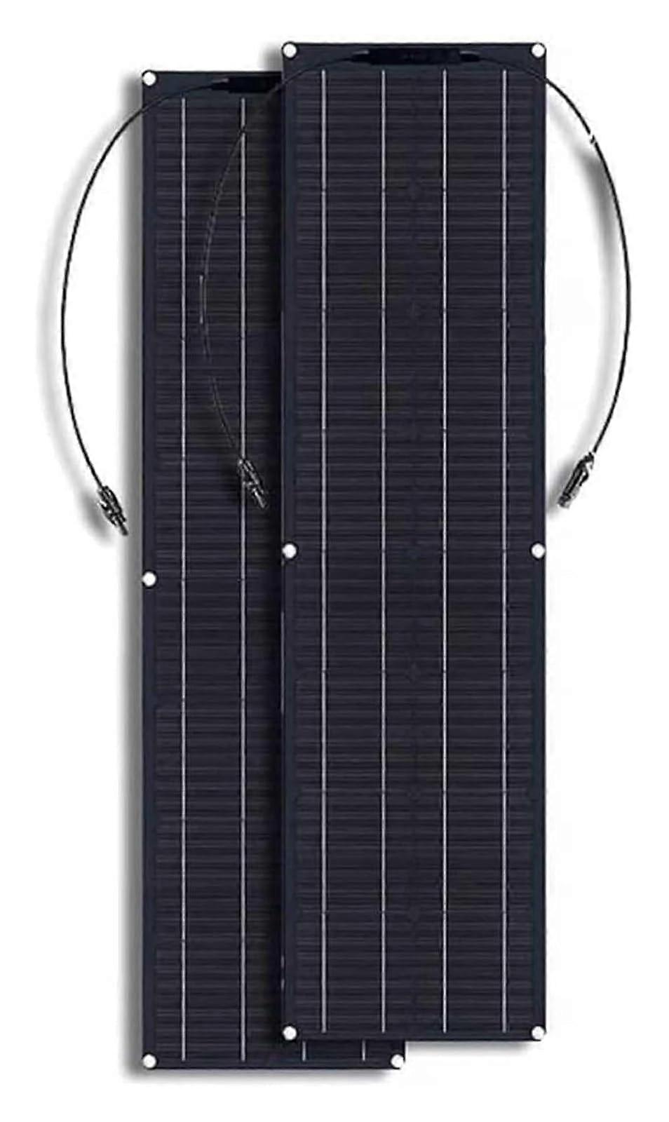200W Flexible Solar Panel Kit with Controller,  Efficiency for RV Boat Camper OffGrid Use
